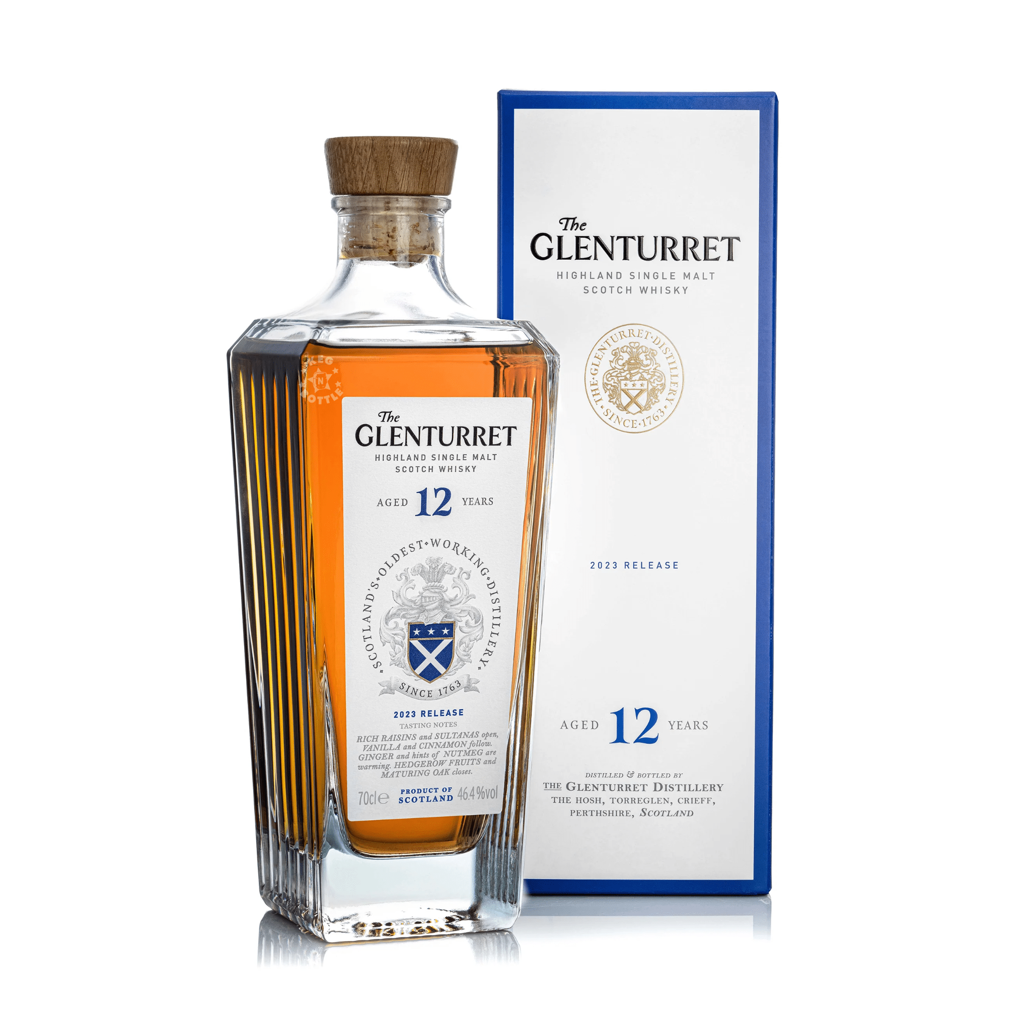 Glenturret 12 Year Highland Single Malt Scotch Whisky (750 ml) | Keg N Bottle