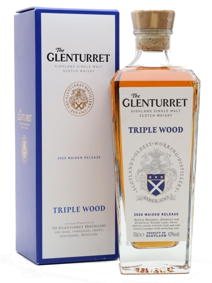 Glenturret Nas Triple Wood Highland Single Malt Scotch Whiskey (750mL) - Keg N Bottle