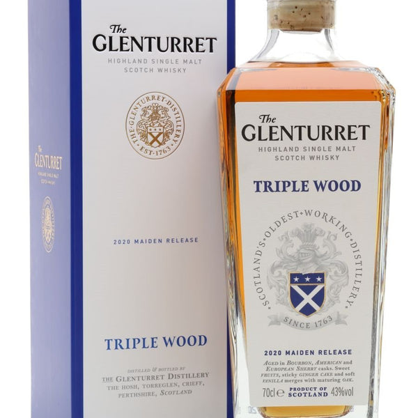 Glenturret Nas Triple Wood Highland Single Malt Scotch Whiskey