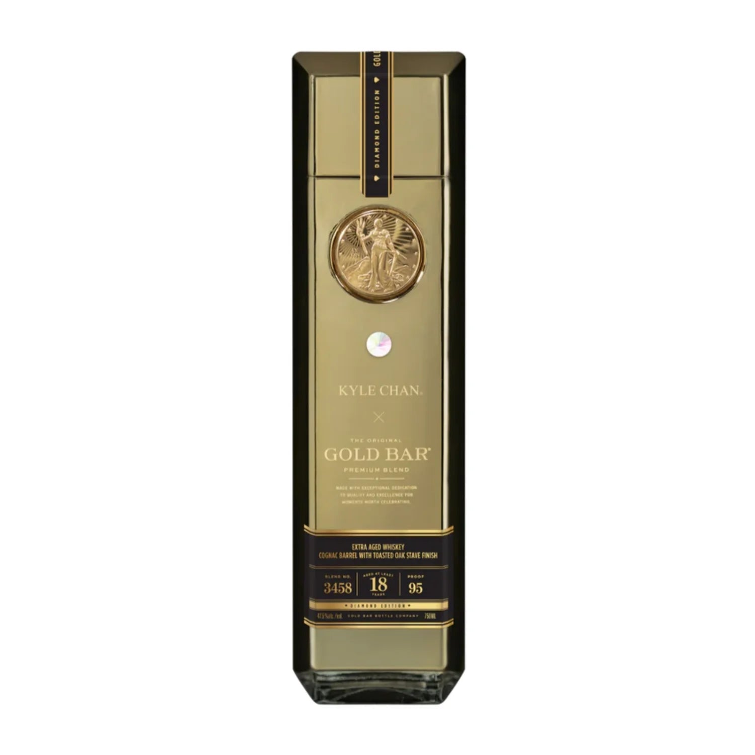 Gold Bar 18 Year Diamond Edition Cognac Barrel With Toasted Oak Finish Bourbon Whiskey (750mL) - Keg N Bottle