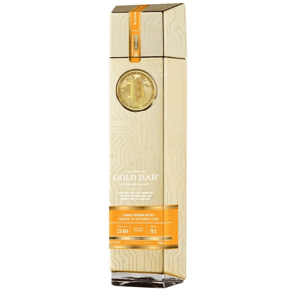 Gold Bar Bitcoin Reserve Bourbon Whiskey (750mL) 