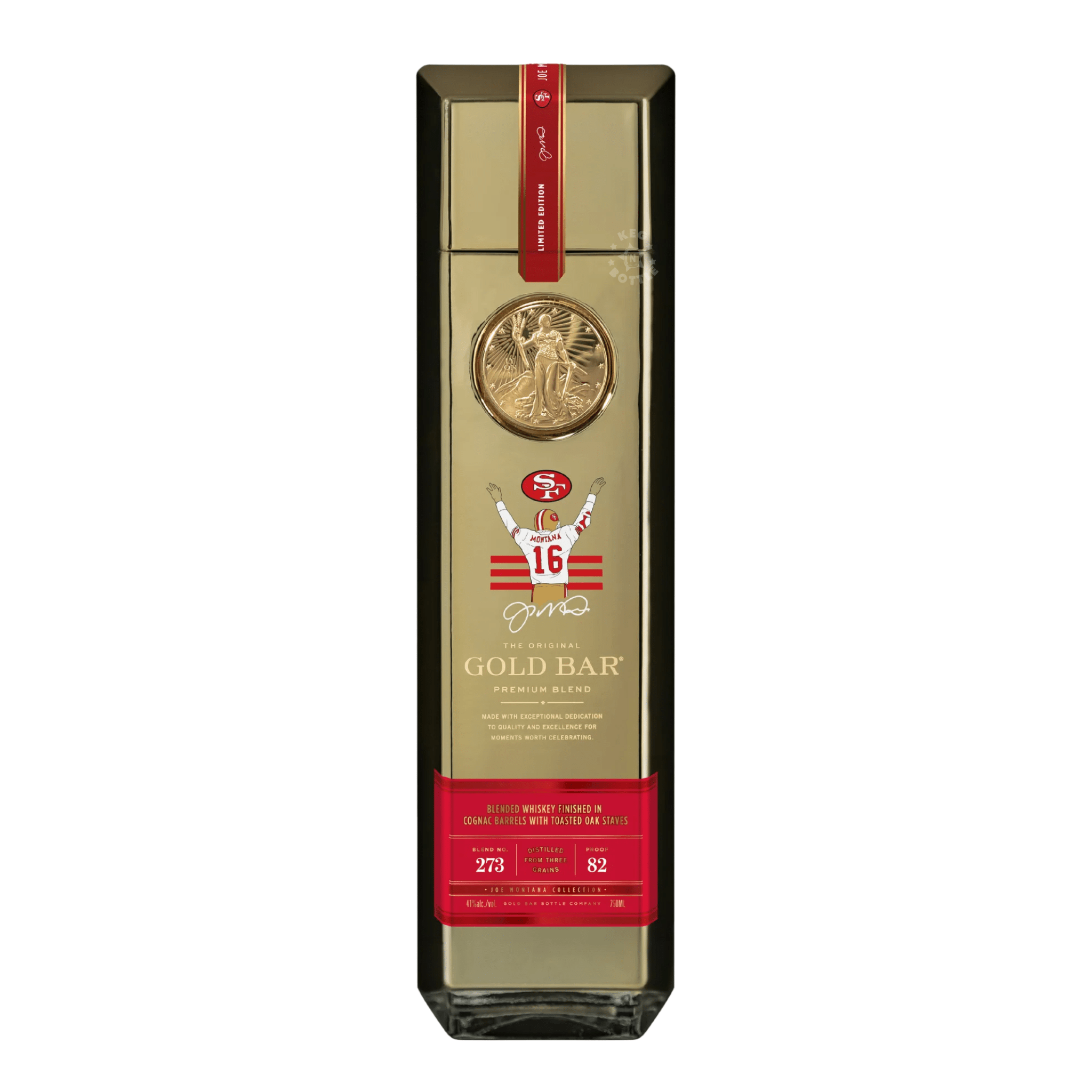 Gold Bar Blend 273 Joe Montana Collection Whiskey (750 mL) - Keg N Bottle