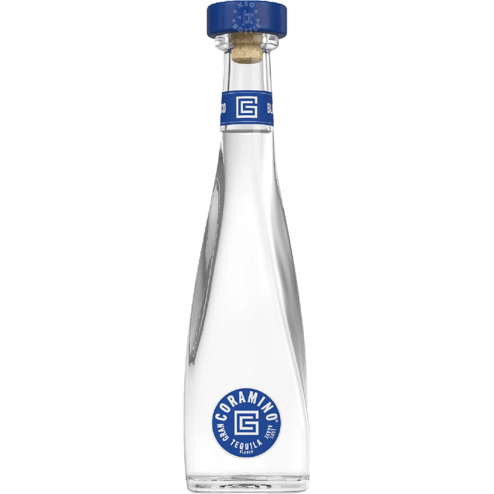 Gran Coramino Tequila Blanco 750mL bottle crafted from 100% Blue Weber agave in Jalisco, Mexico.