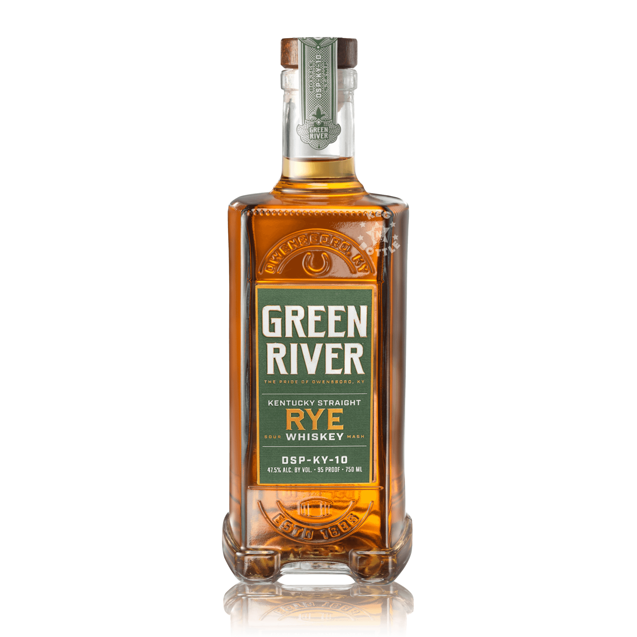 Green River Kentucky Straight Rye Whiskey (750 ml) - Keg N Bottle