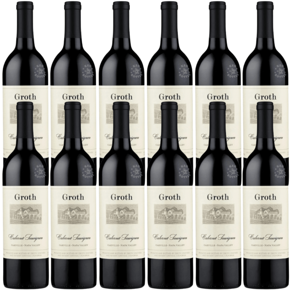 Groth Napa Valley Cabernet Sauvignon 750mL bottle from Groth Vineyards & Winery in California. 12 Pack