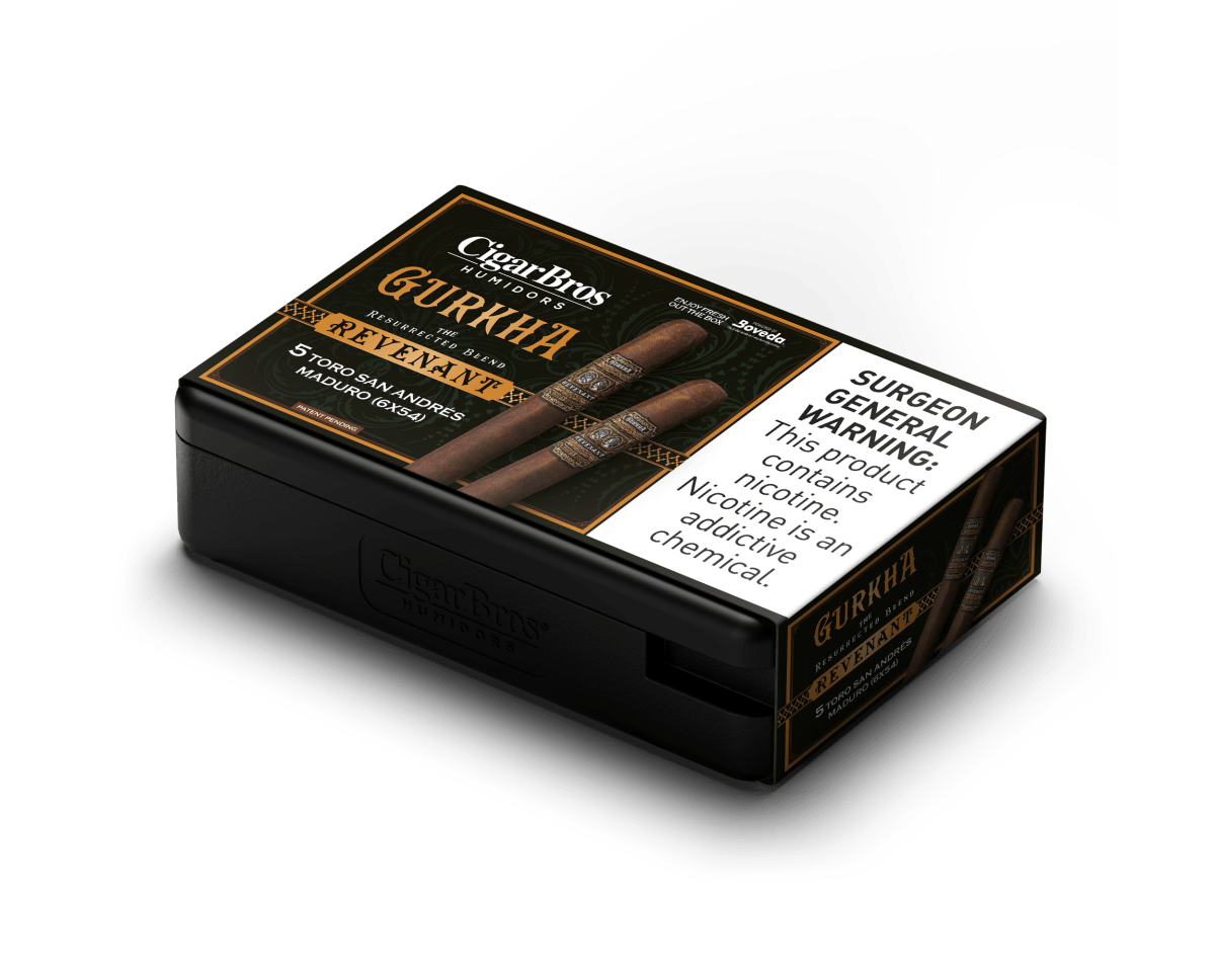 Gurkha Premium Cigars Set + Personal Humidor by CigarBros | Keg N Bottle
