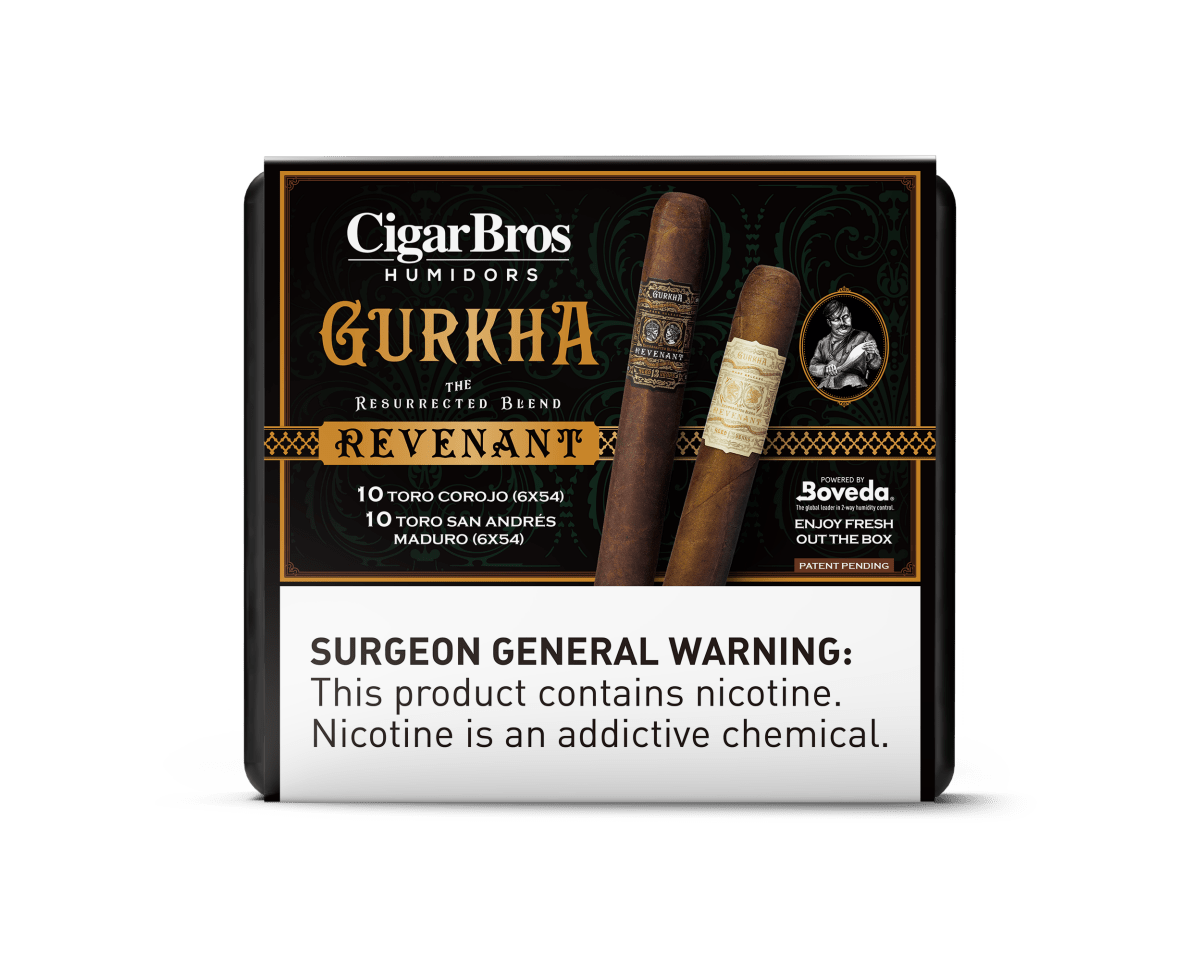 Gurkha Premium Cigars Set + Personal Humidor by CigarBros | Keg N Bottle