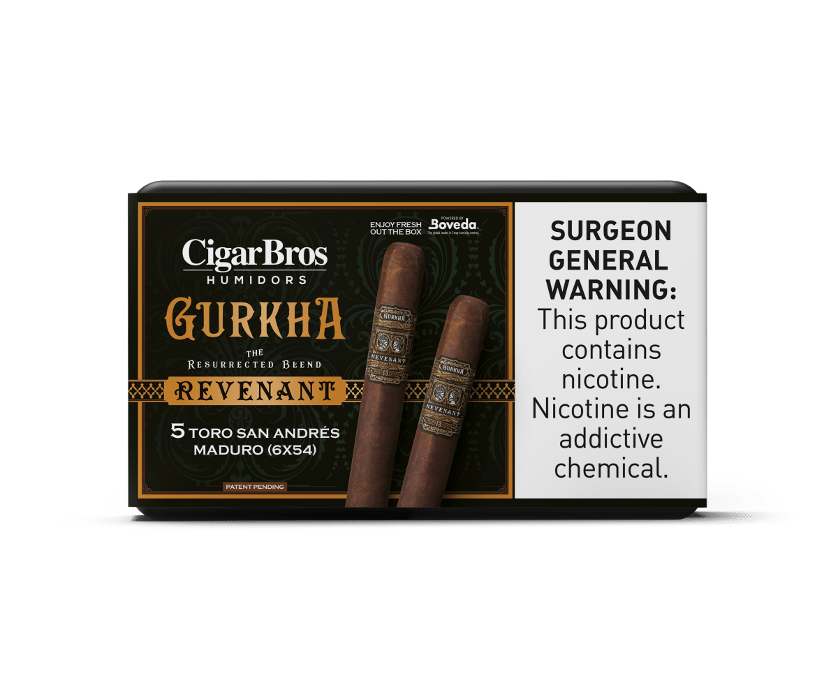 Gurkha Premium Cigars Set + Personal Humidor by CigarBros | Keg N Bottle