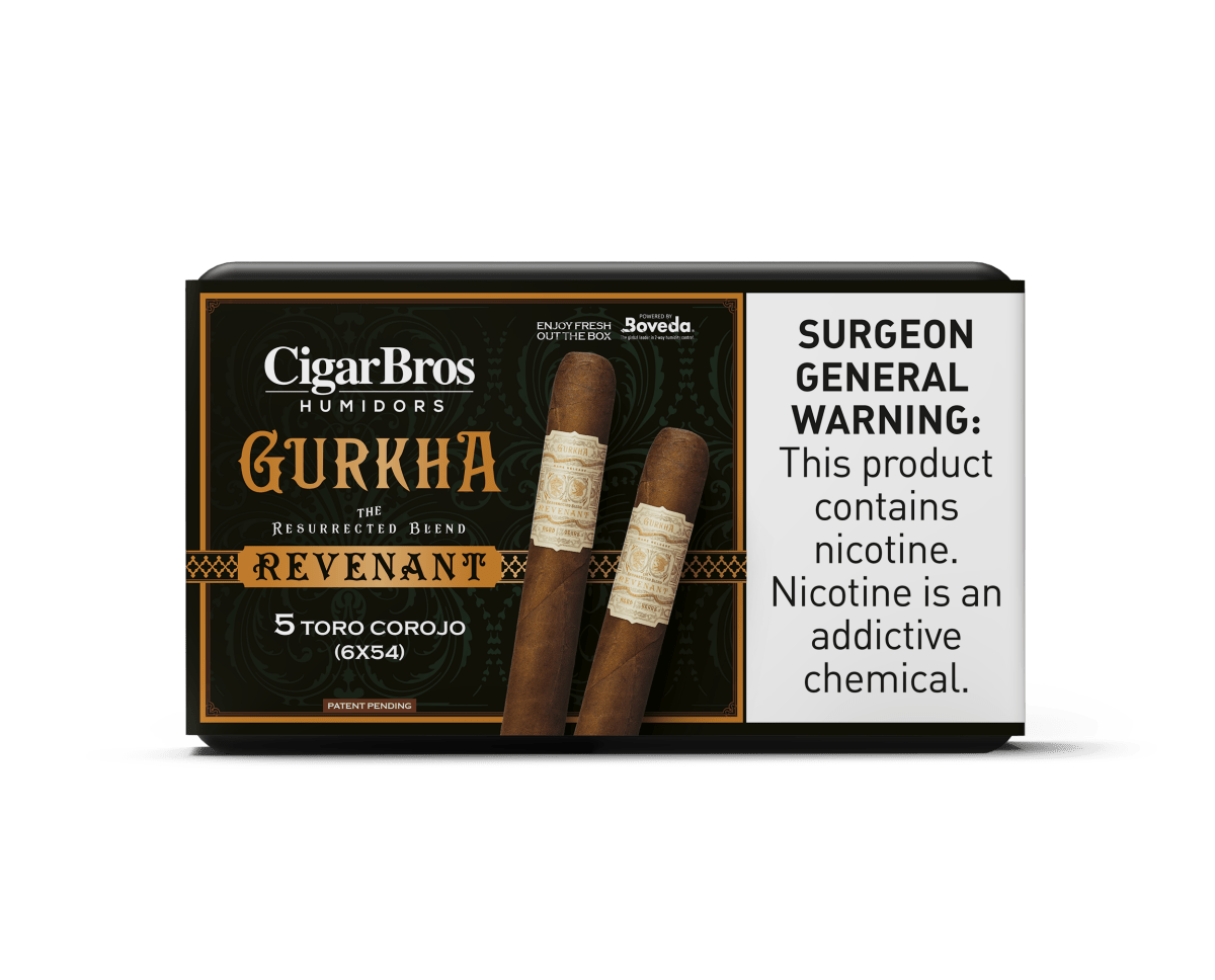 Gurkha Premium Cigars Set + Personal Humidor by CigarBros | Keg N Bottle