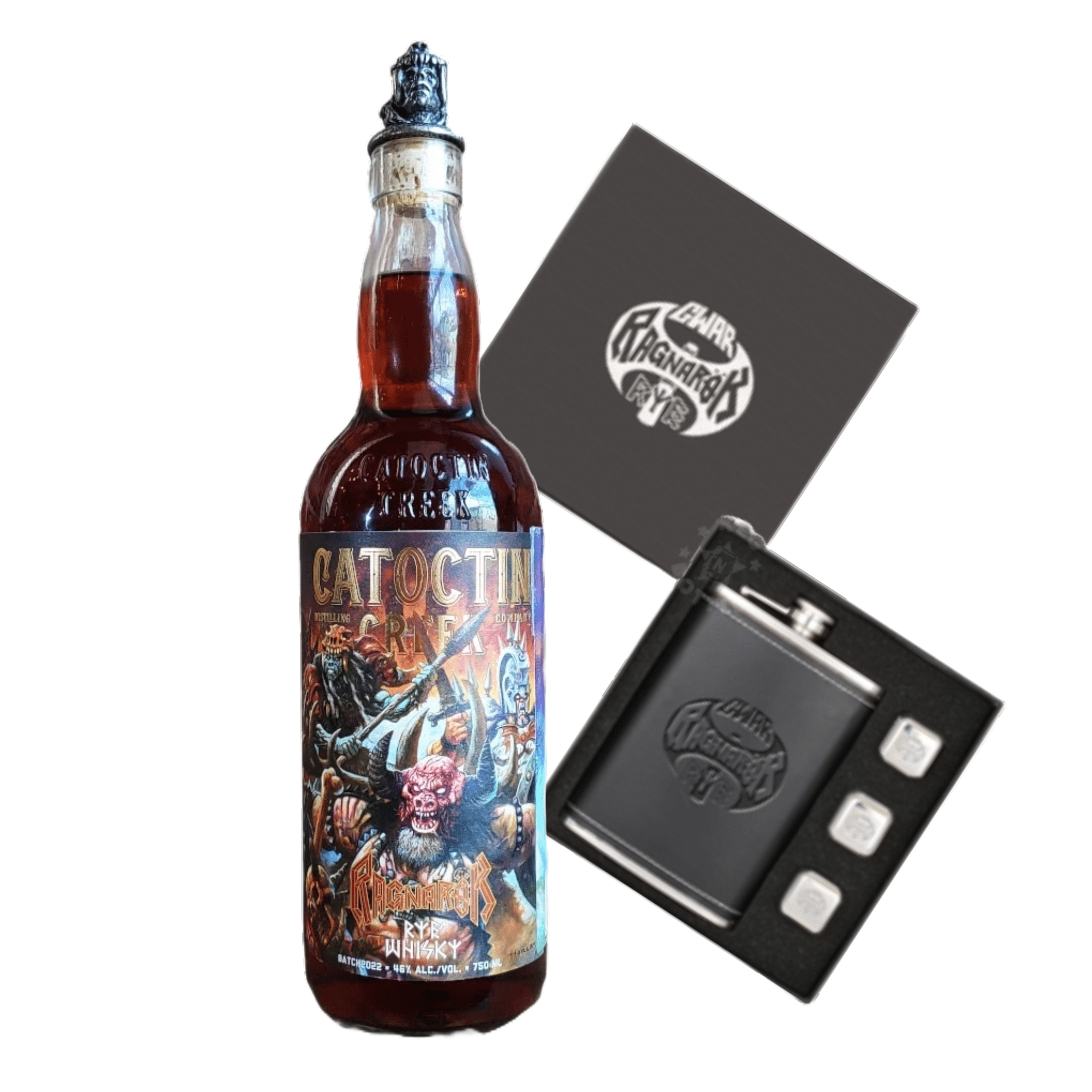 Gwar x Ragnarok Rye Flask Holiday Bundle (750 ml) | Keg N Bottle