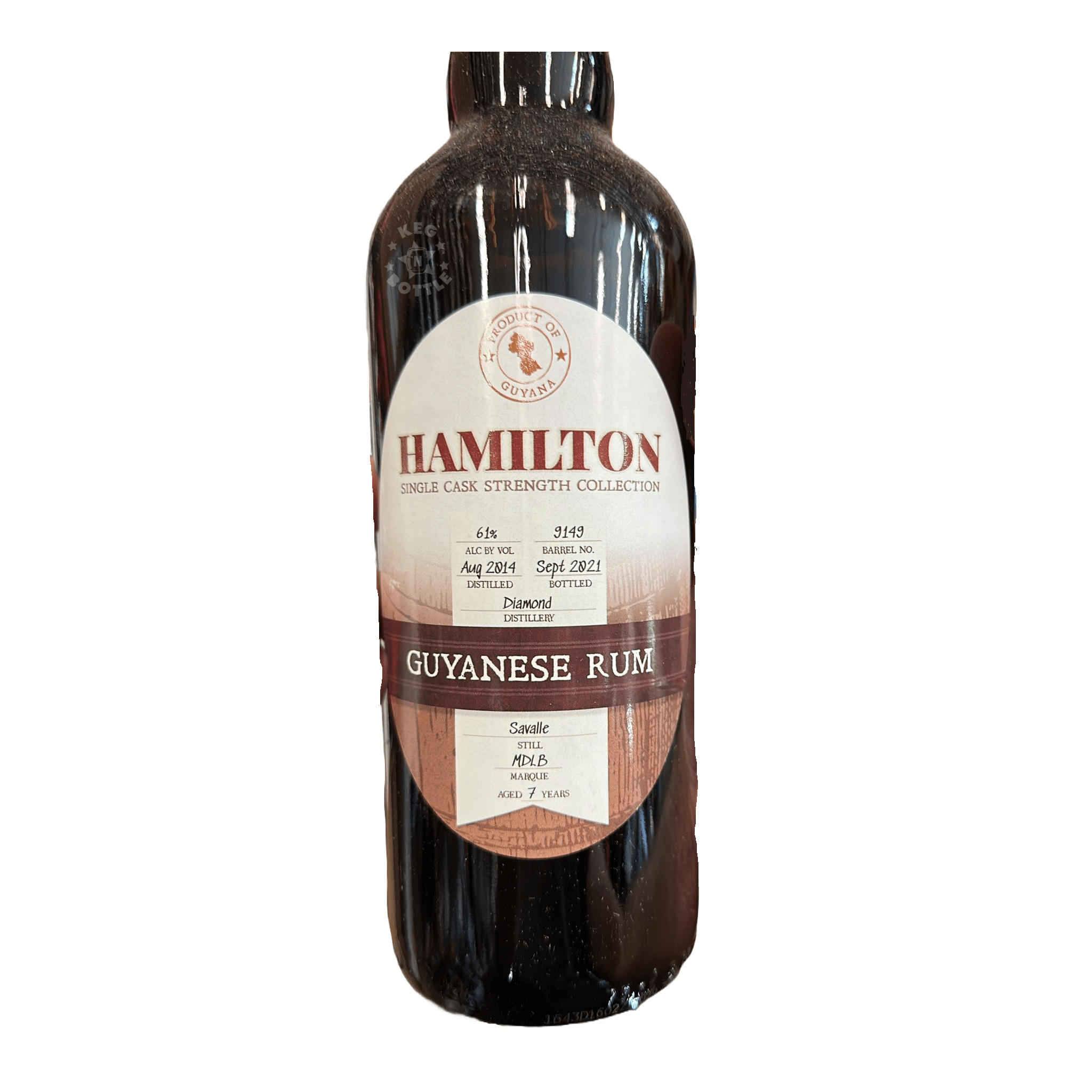 Hamilton Savalle Still Guyanese Rum (750 ml) - Keg N Bottle