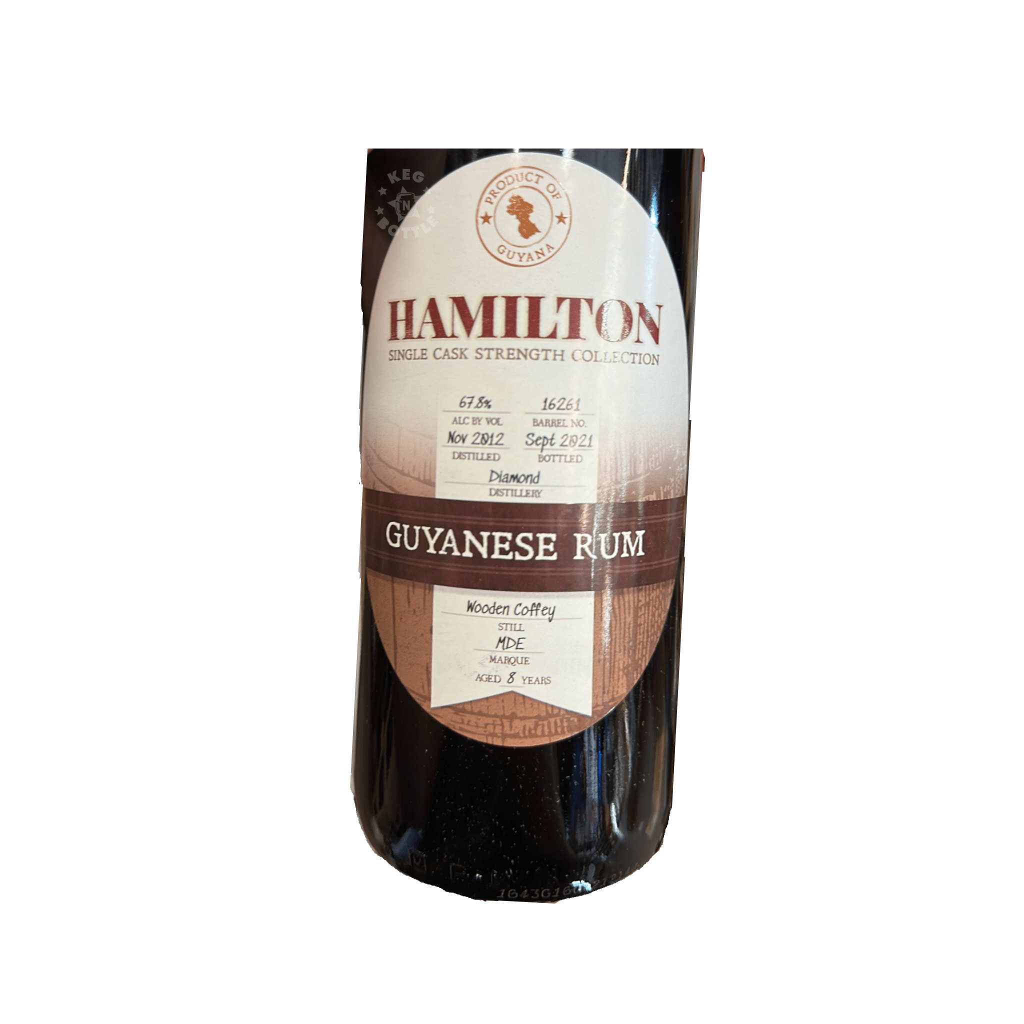 Hamilton Wooden Coffey Still Guyanese Rum (750 ml) - Keg N Bottle