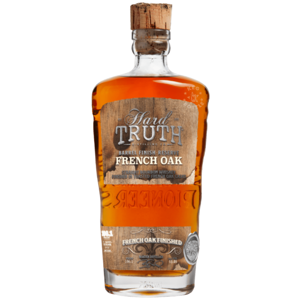 Hard Truth Barrel Finish Reserve French Oak Bourbon 106.1 Proof 750mL bottle
