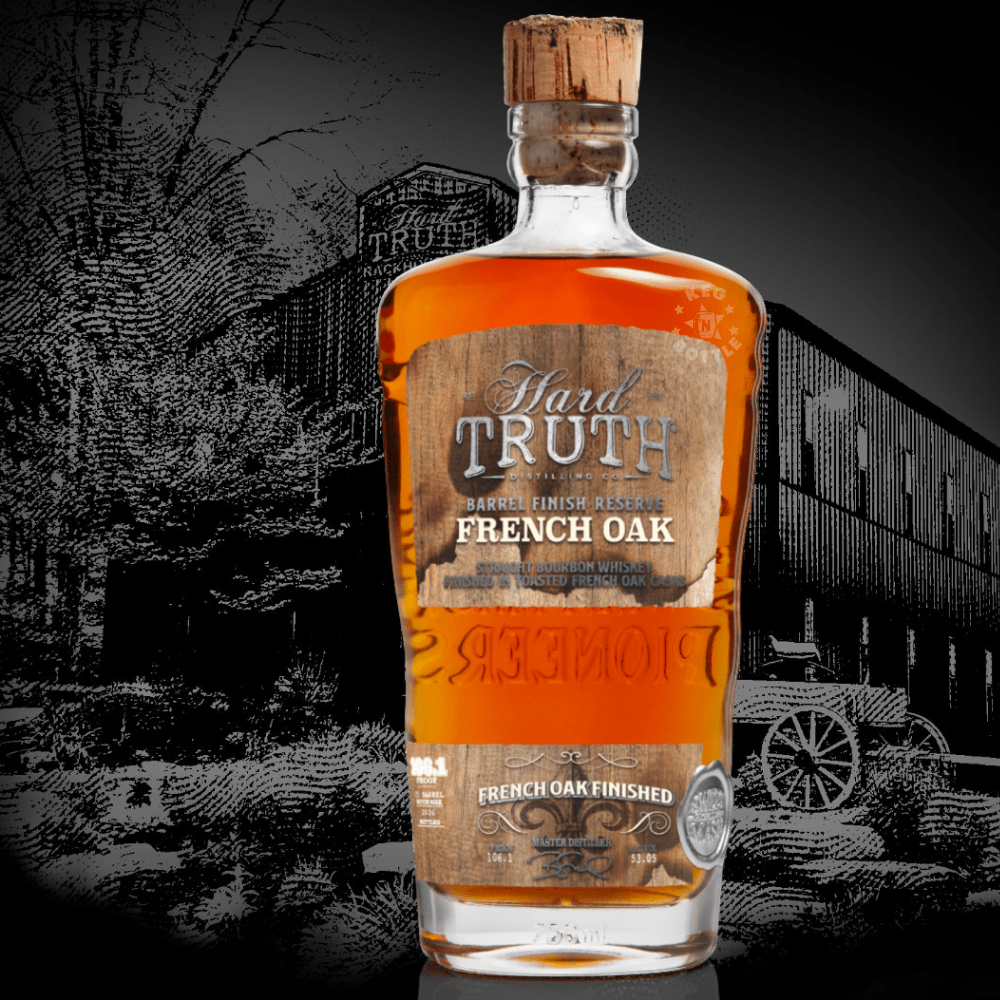 Hard Truth Barrel Finish Reserve French Oak Bourbon 106.1 Proof 750mL bottle 2