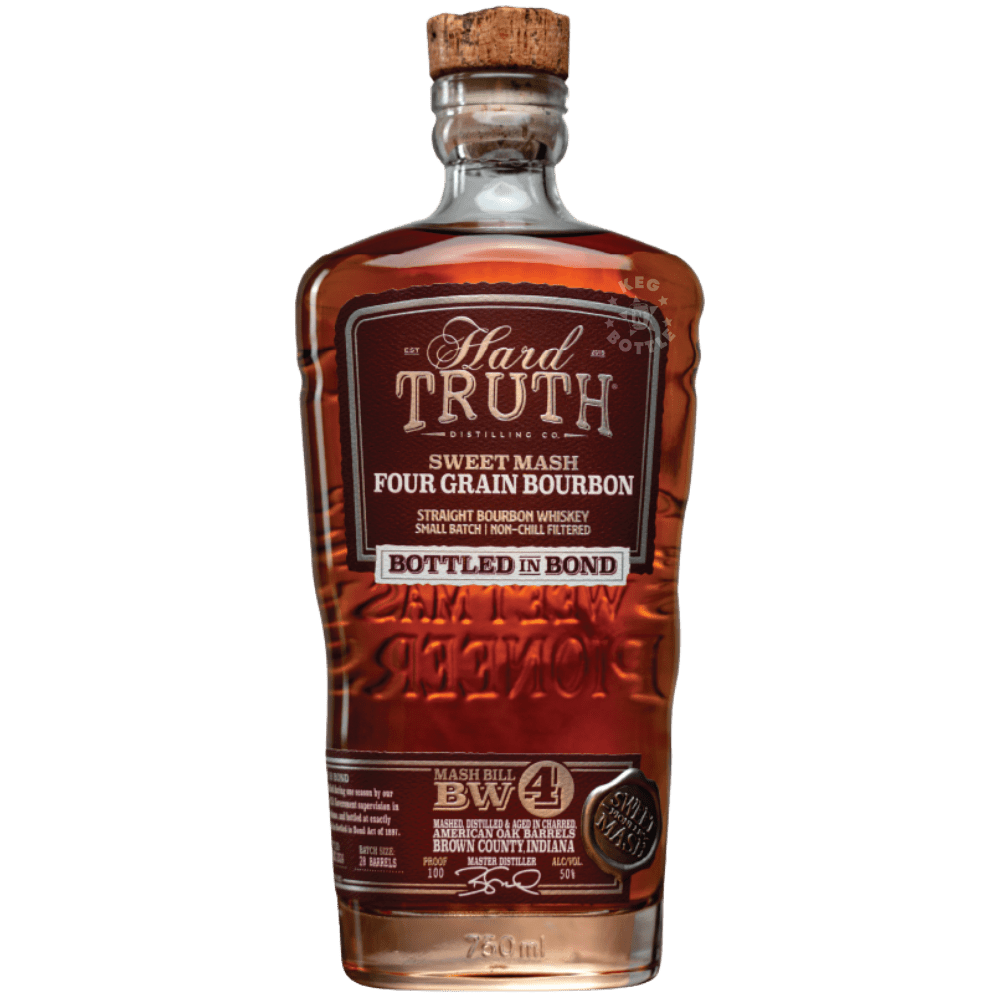 Hard Truth Sweet Mash Four Grain Bourbon Bottled in Bond 100 Proof 750mL bottle
