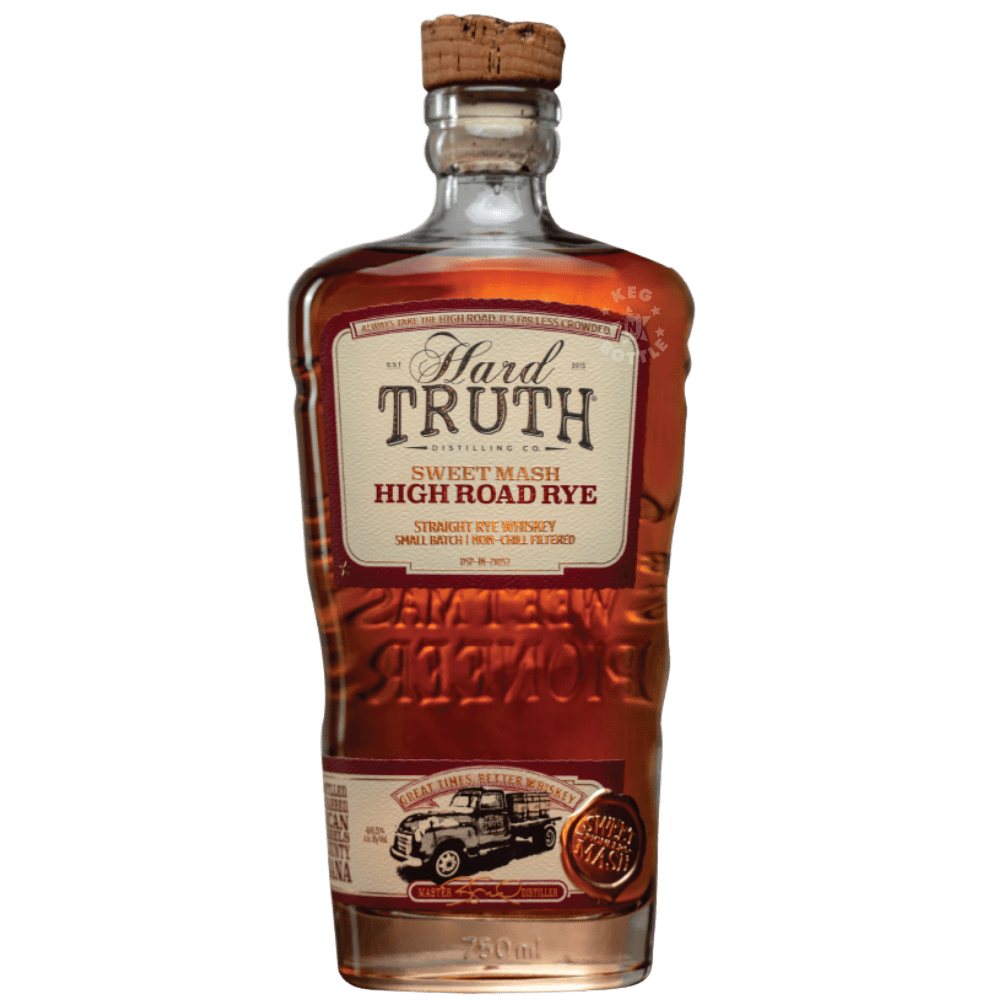 Hard Truth Sweet Mash High Road Rye Whiskey 93 Proof 750mL bottle