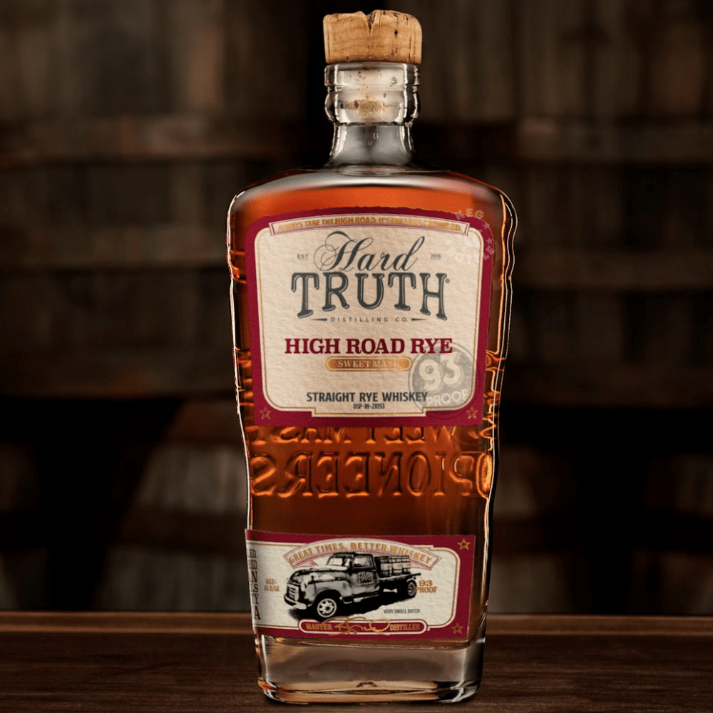 Hard Truth Sweet Mash High Road Rye Whiskey 93 Proof 750mL bottle 2