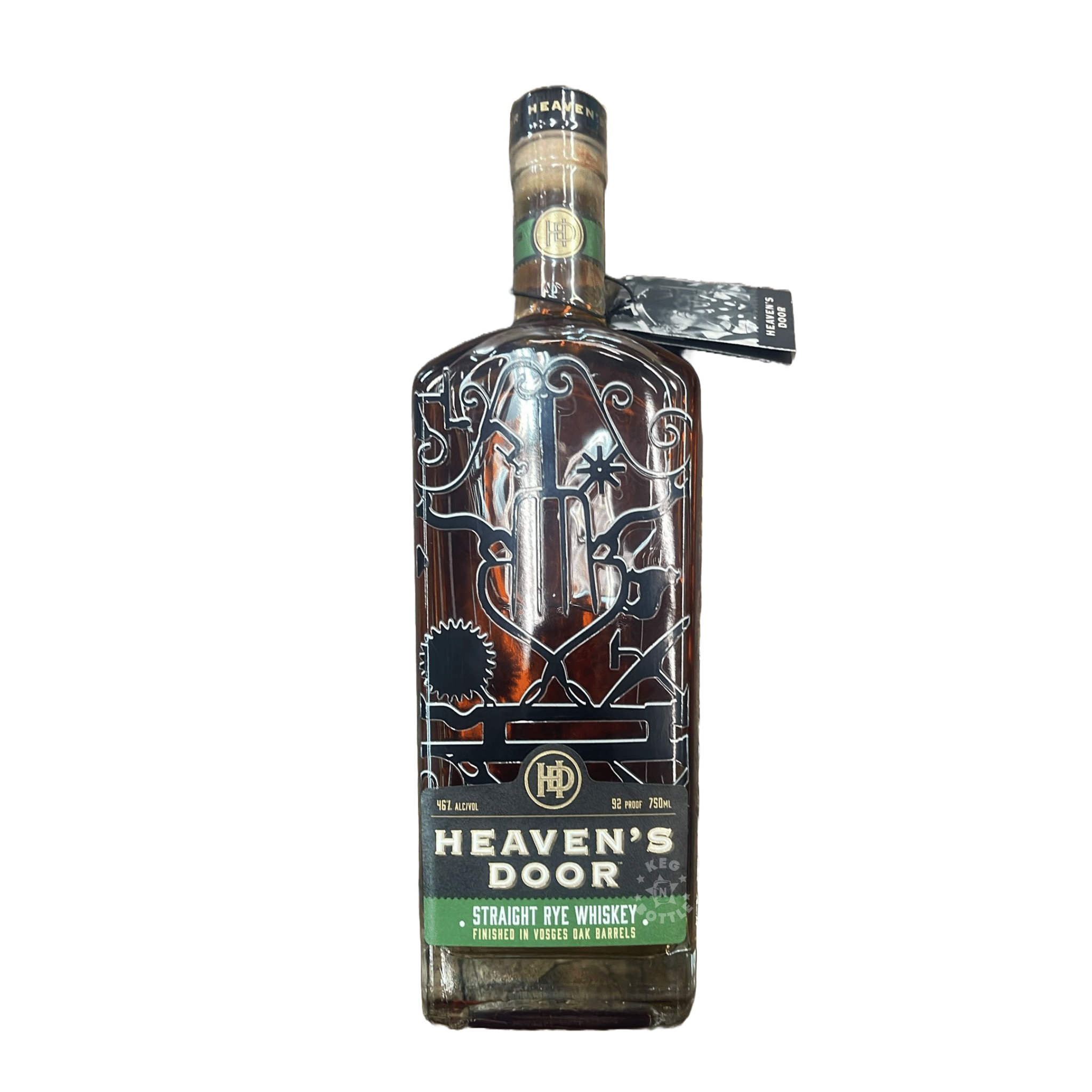 Heaven's Door Straight Rye Whiskey (750 ml) - Keg N Bottle