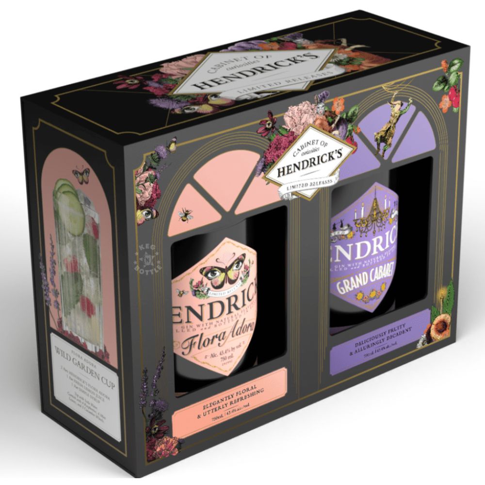 Hendrick's Flora Adora & Grand Cabaret Combo Pack (2x750mL) | Keg