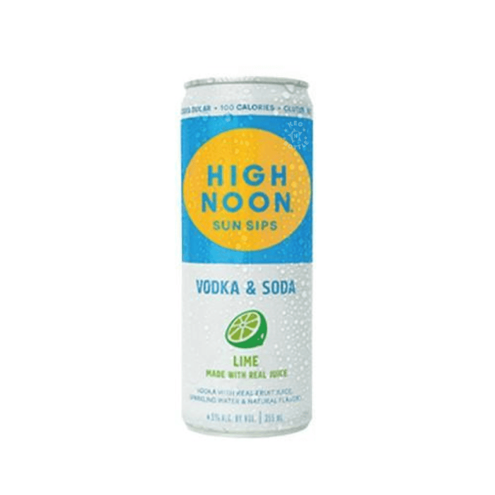 High Noon Lime Hard Seltzer (4 Pack) - Keg N Bottle