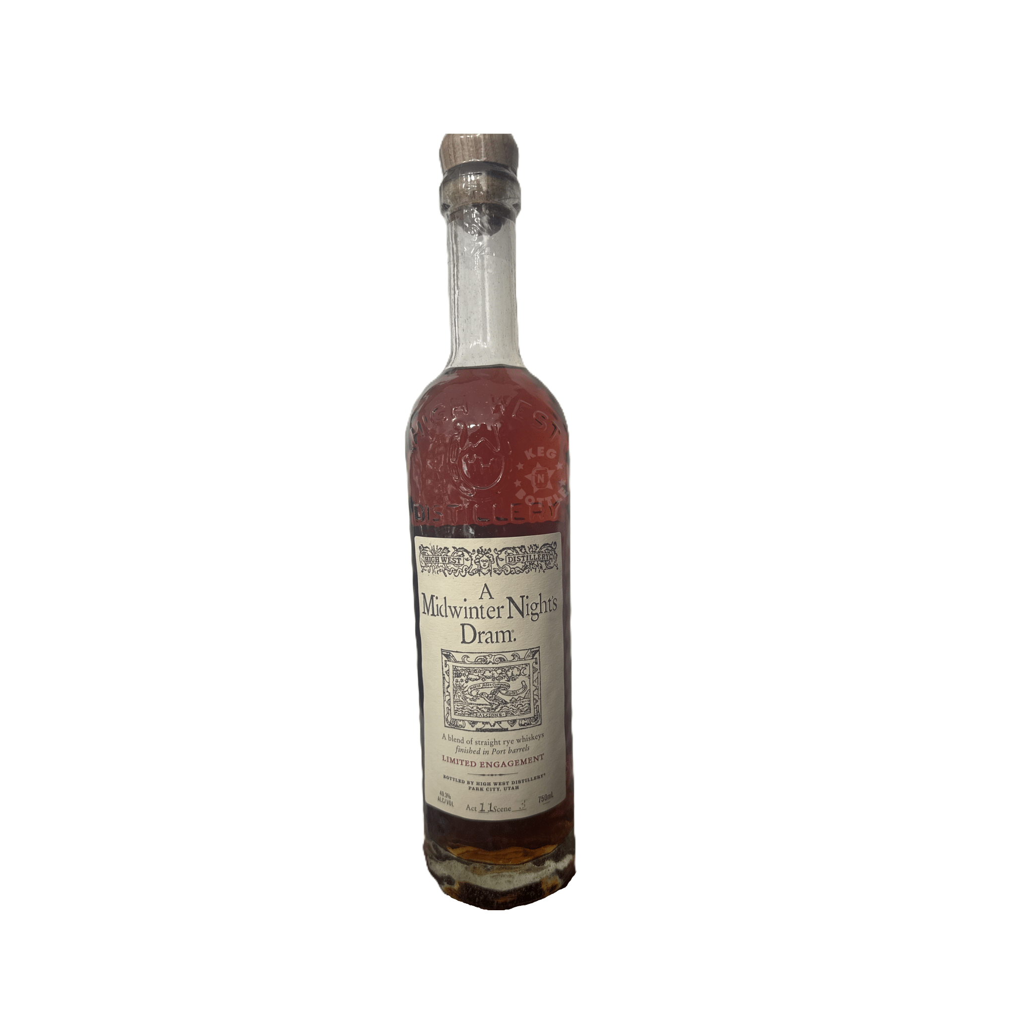 High West A Midwinter Nights Dram Act 11 Scene 2 (750 mL) | Keg N Bottle