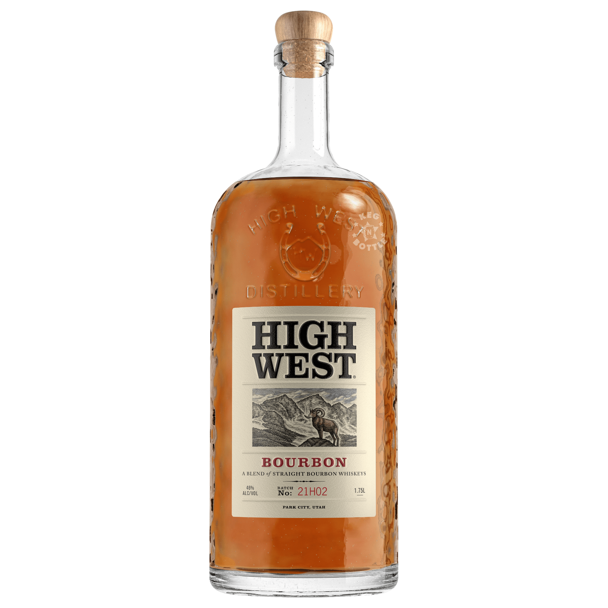 High West Bourbon Whiskey (1.75 L) | Keg N Bottle