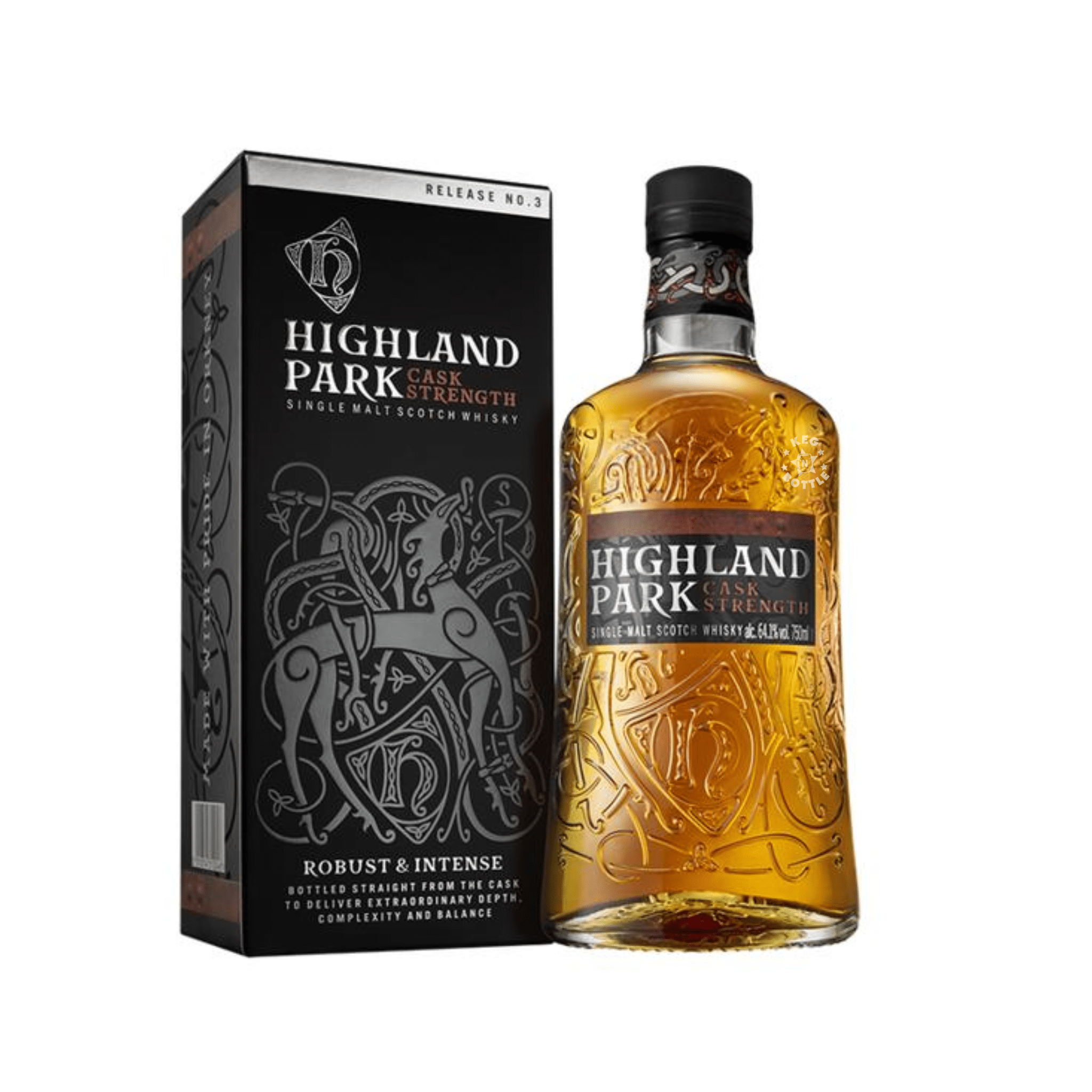 Highland Park Cask Strength Robust & Intense No.3 Single Malt (750 ml) - Keg N Bottle