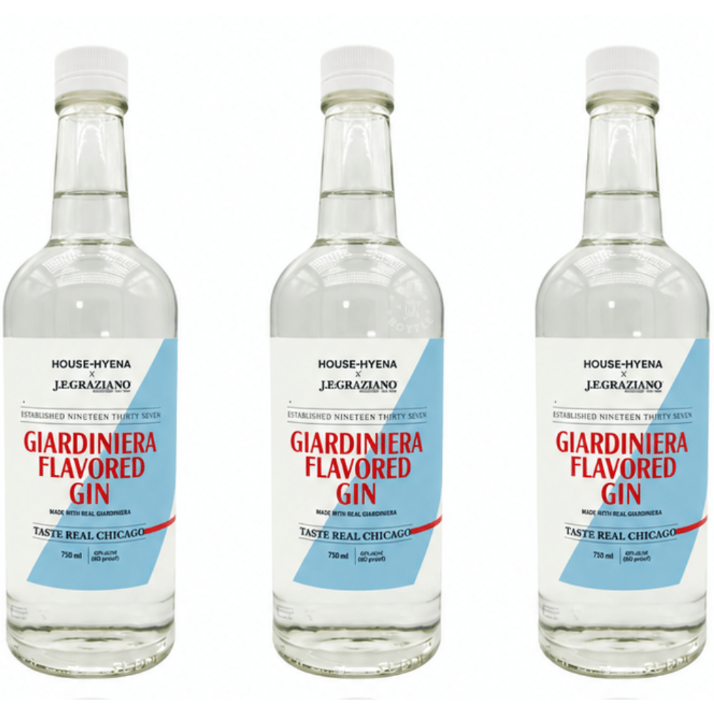 House of Hyena x J.P. Graziano Giardiniera Flavored Gin (750mL) 3 Pack