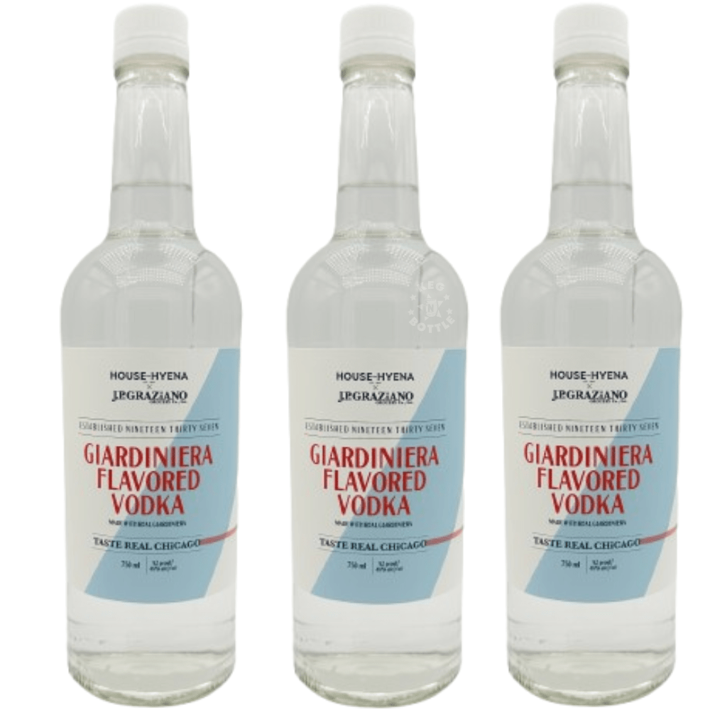 House of Hyena x J.P. Graziano Giardiniera Flavored Vodka (750mL) - 3 Pack