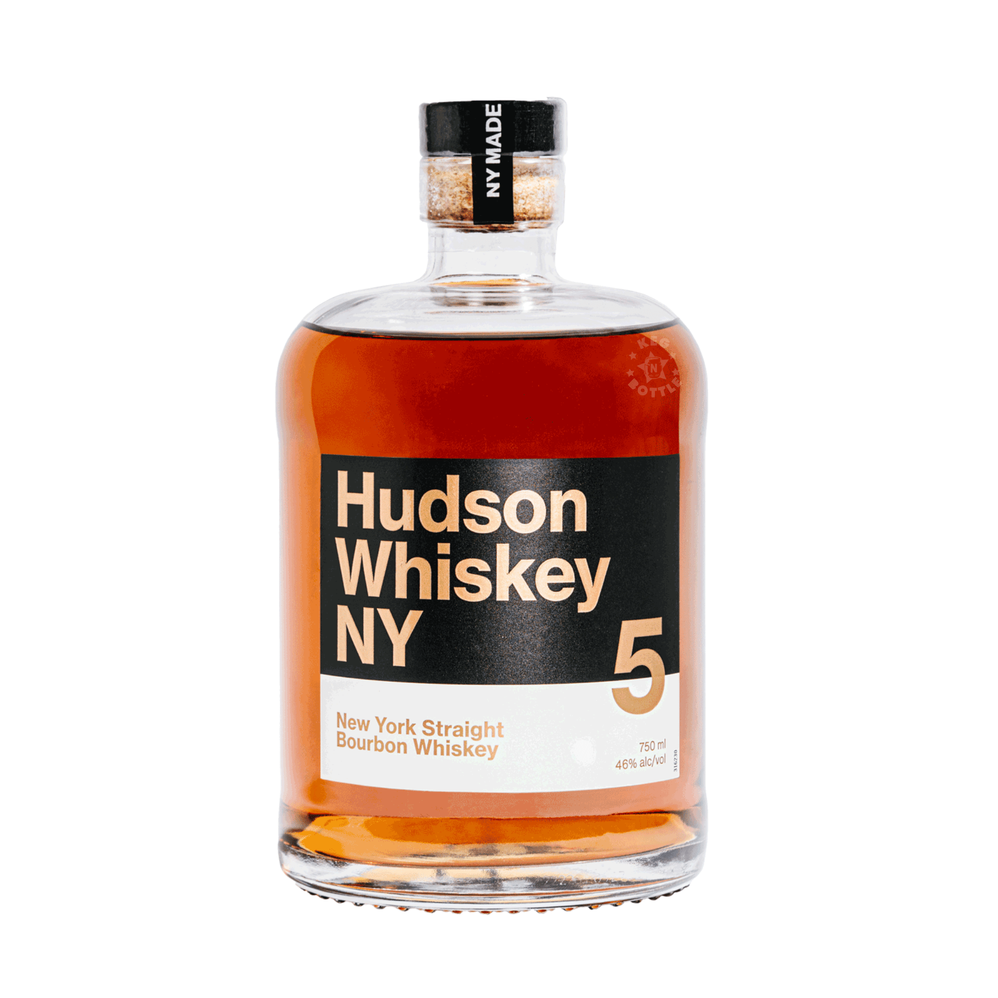 Hudson Whiskey NY 5 Year Straight Bourbon Whiskey (750 ml) - Keg N Bottle