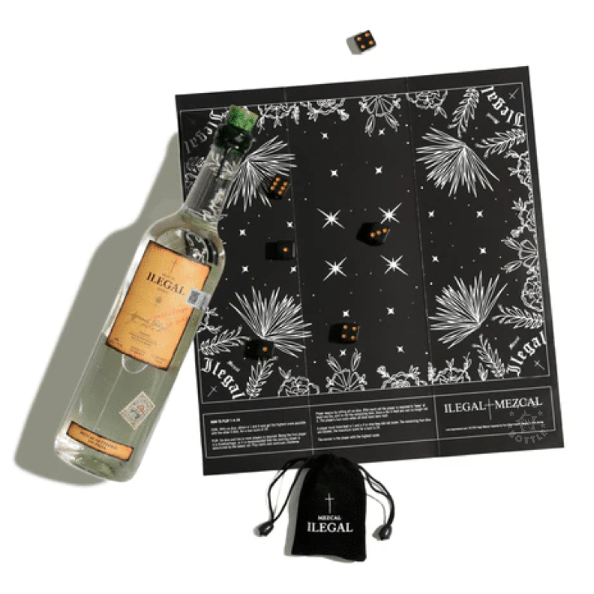 Ilegal Mezcal Joven Dice Kit (750 ml) - Keg N Bottle