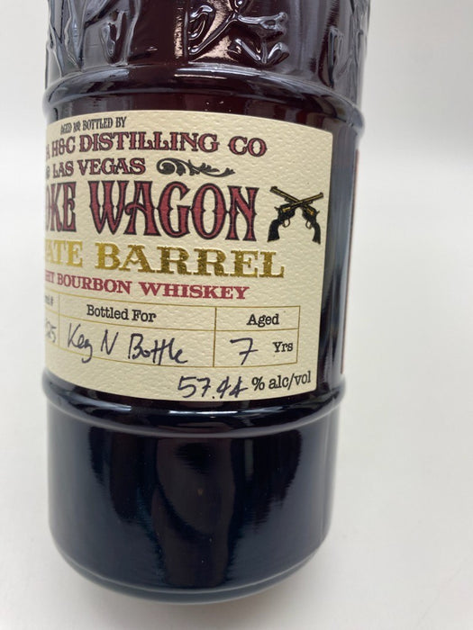 Smoke Wagon Keg N Bottle Private Barrel Straight Bourbon 7 Year (750ml)