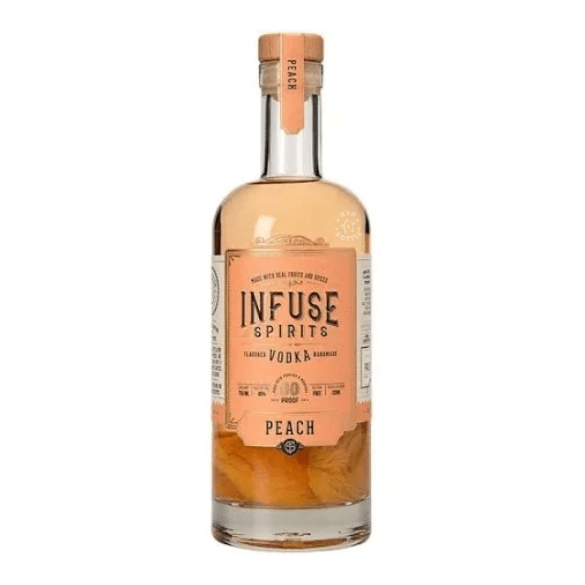 Infuse Spirits Peach Vodka (750 ml) - Keg N Bottle