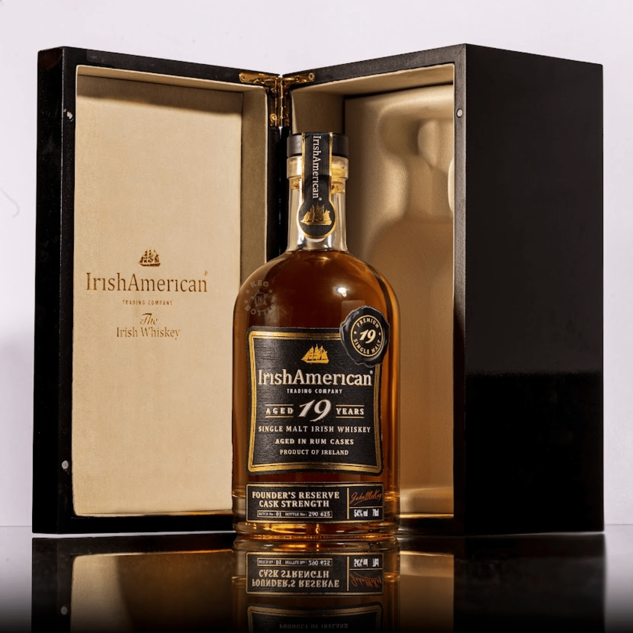 IrishAmerican Founders Reserve 19 Year Single Malt (750 ml) | Keg N Bottle