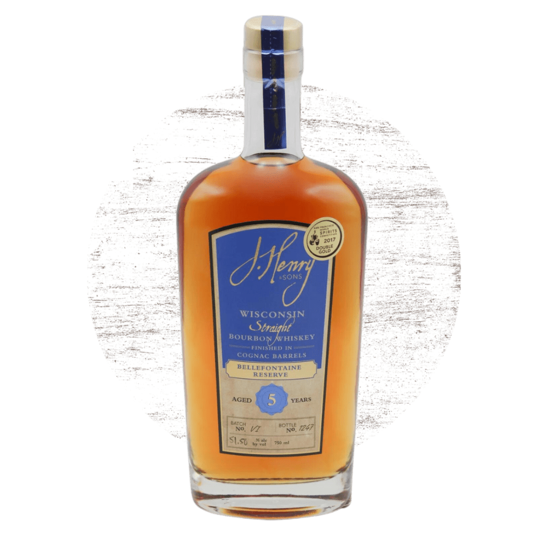 J. Henry and Sons Bellefontaine Reserve Wisconsin Bourbon (750 ml) | Keg N Bottle