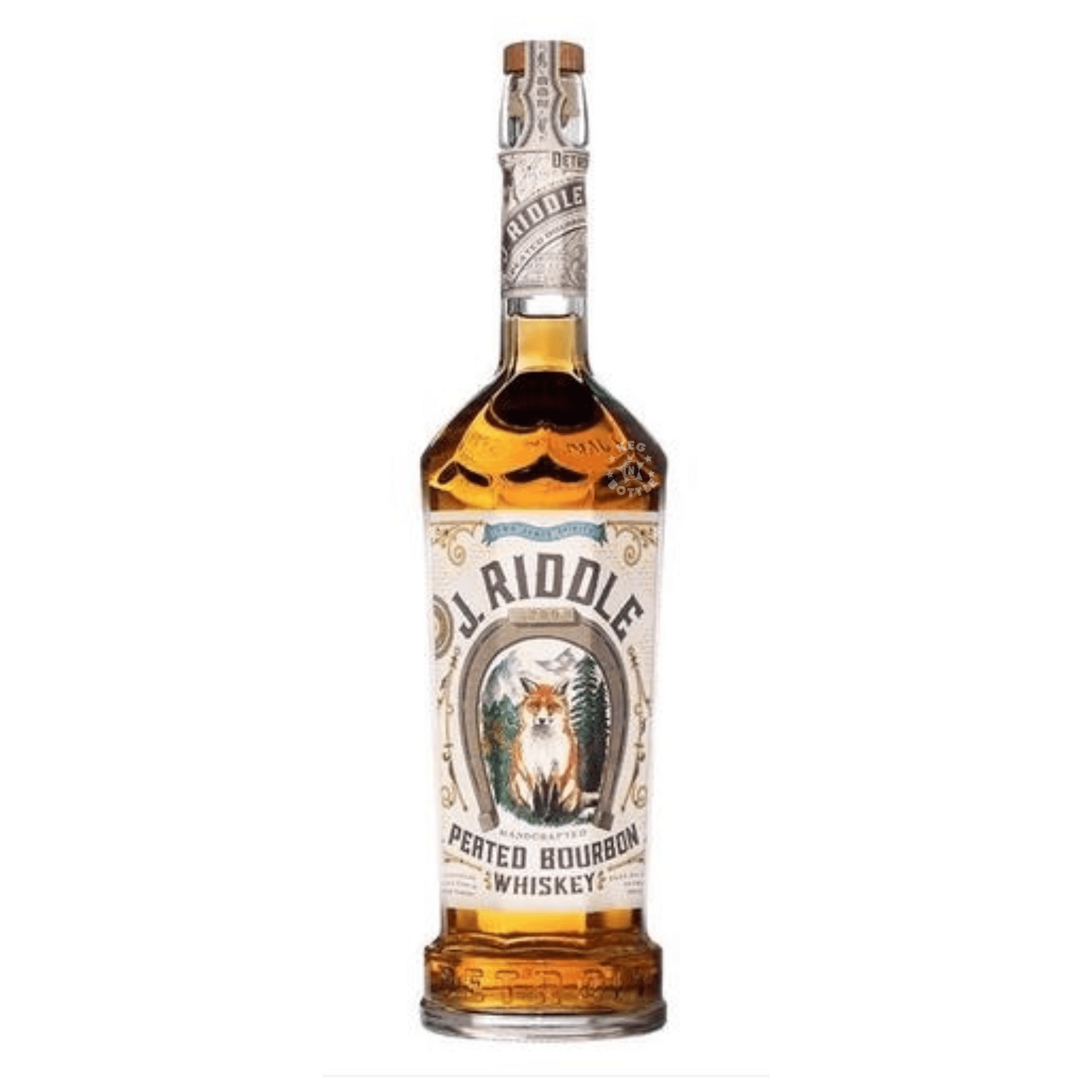 J. Riddle Peated Bourbon Whiskey (750 ml) | Keg N Bottle