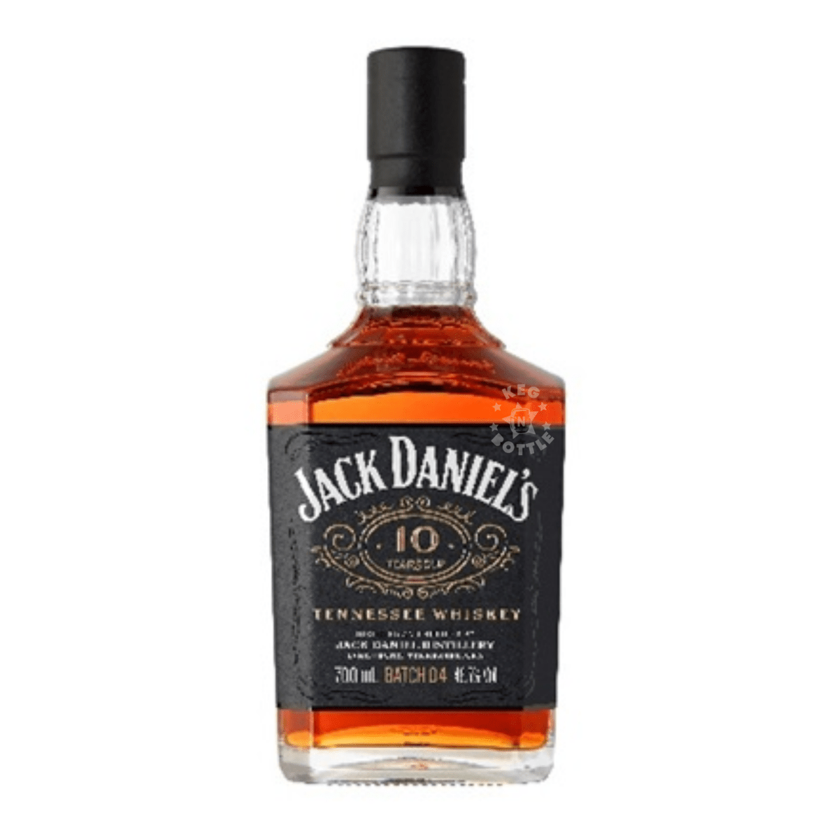 Jack Daniel's 10 Year Tennessee Whiskey 97 Proof Batch #4 (700 ml) | Keg N Bottle