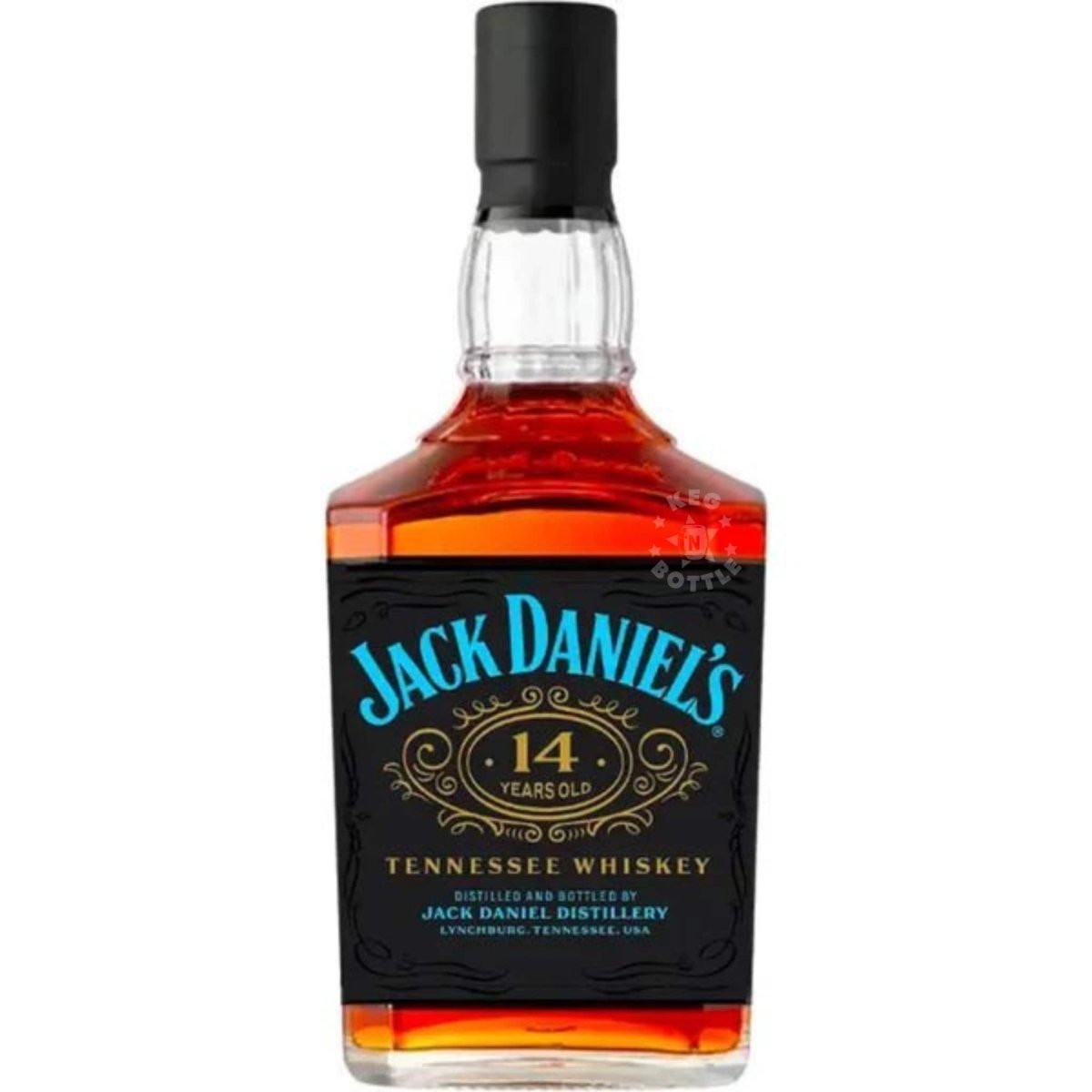 Jack Daniel's 14 Year Old Tennessee Whiskey bottle (700 ml).