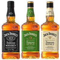 Jack Daniel’s Tennessee Whiskey, Honey & Apple Bundle (3 x 750 ml)