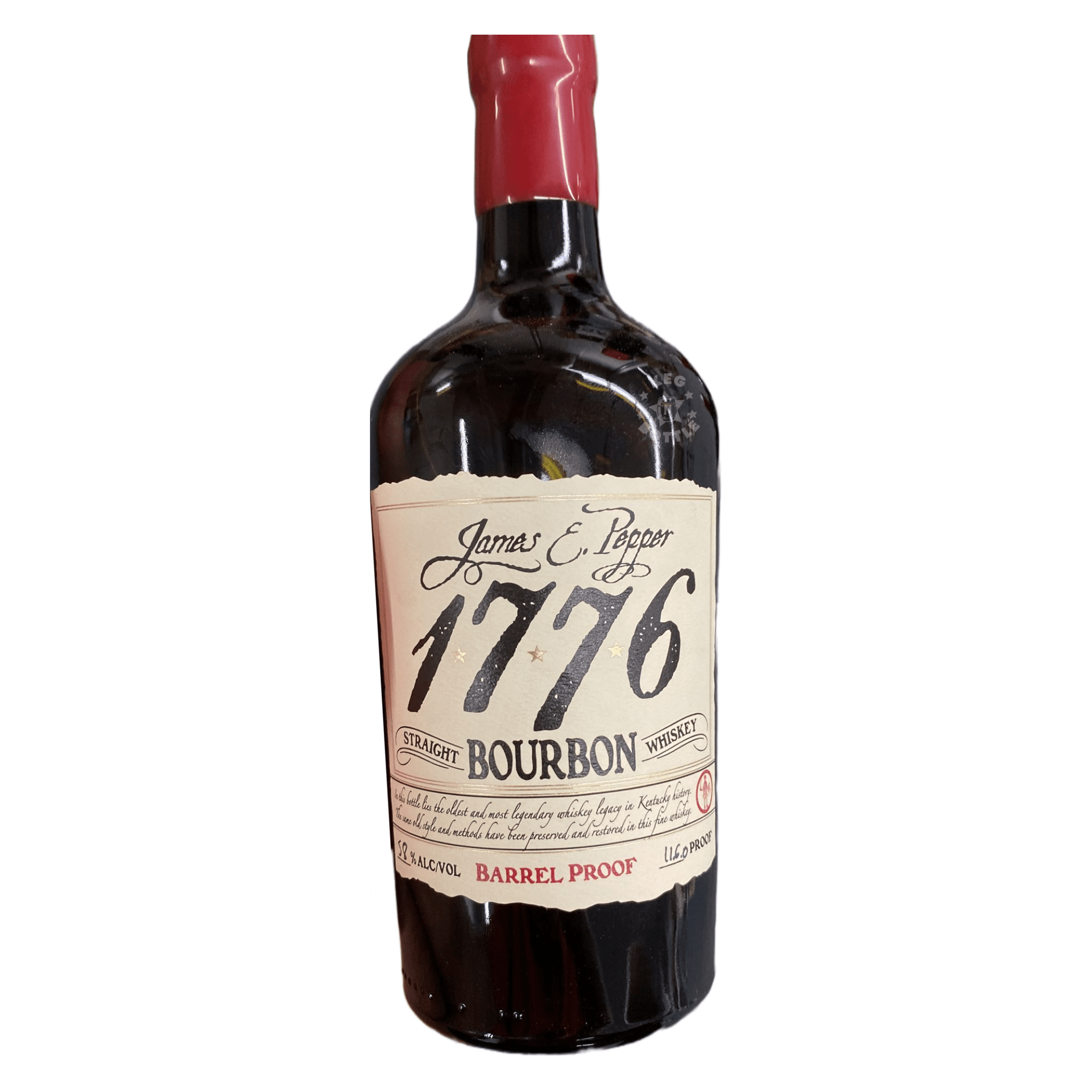 James E. Pepper 1776 Barrel Proof Bourbon (750 mL) | Keg N Bottle