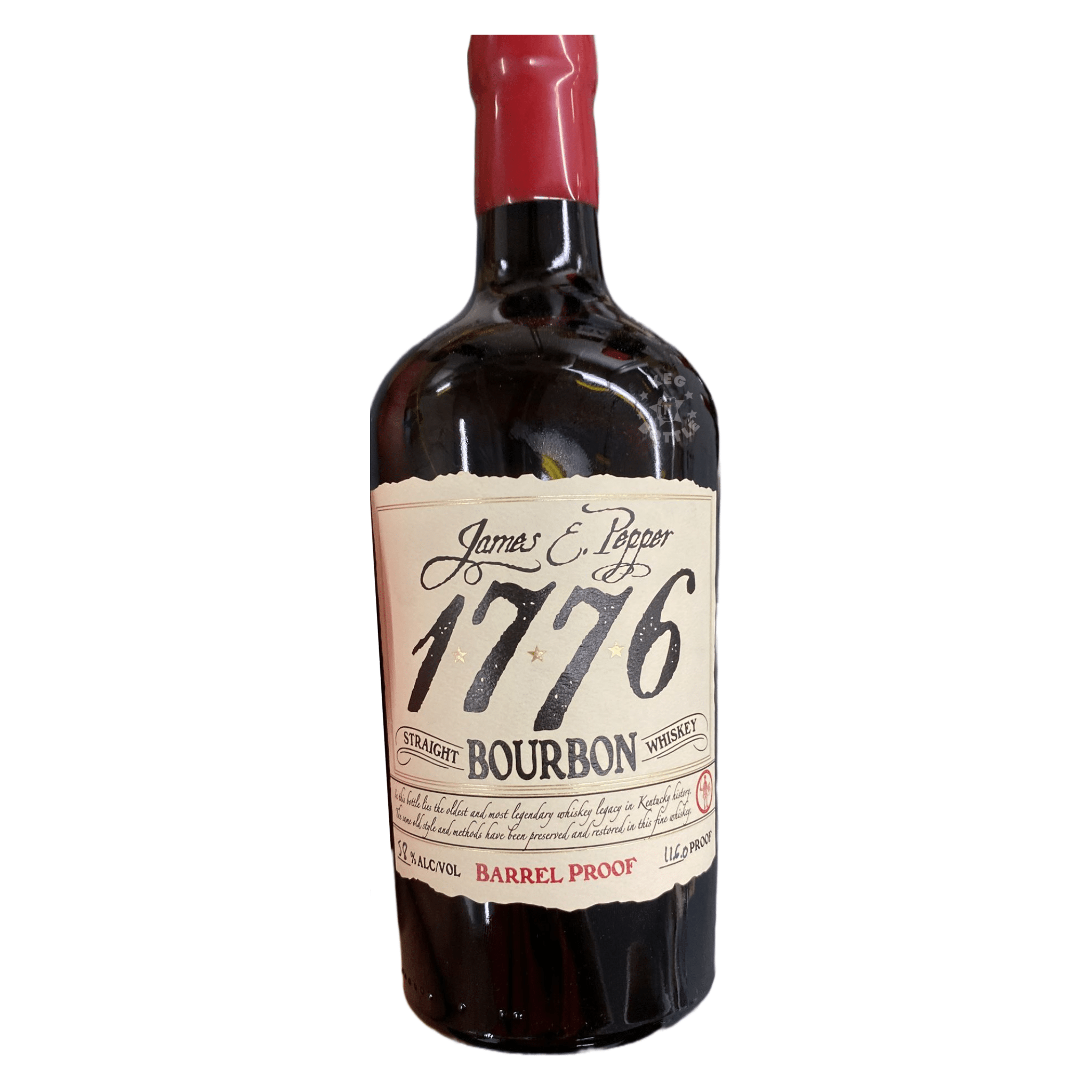 James E. Pepper 1776 Barrel Proof Bourbon (750 mL) | Keg N Bottle