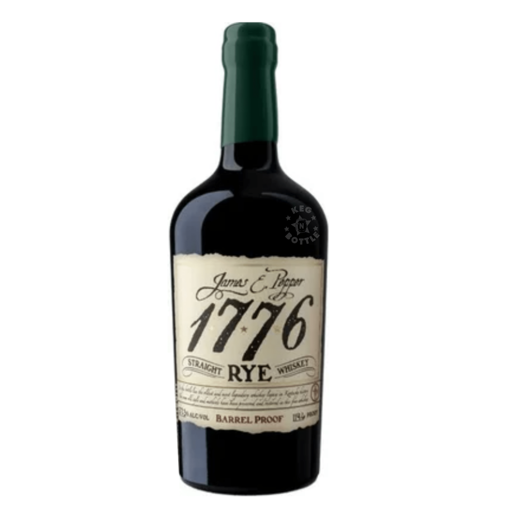 James E. Pepper 1776 Barrel Proof Rye (750 ml) - Keg N Bottle