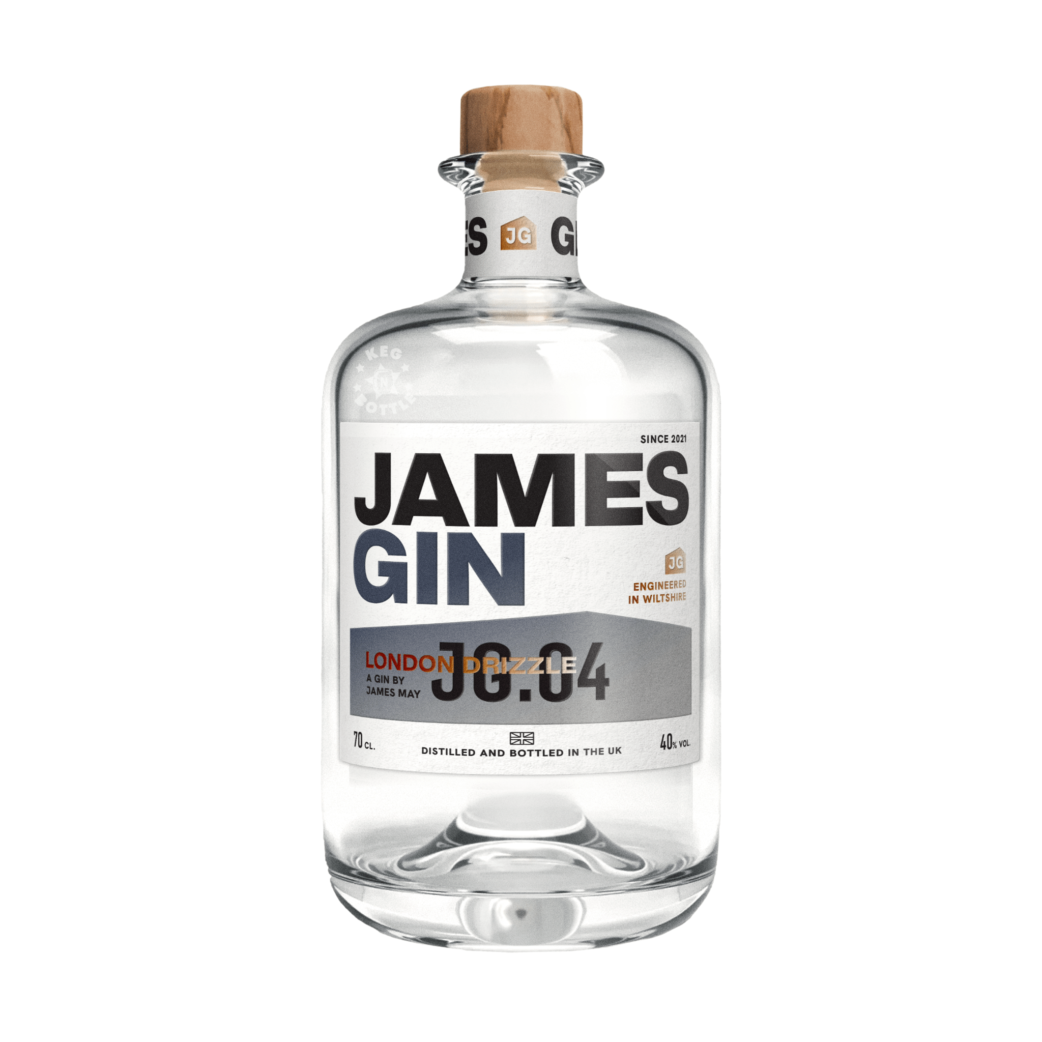 James Gin London Drizzle (700 ml) | Keg N Bottle