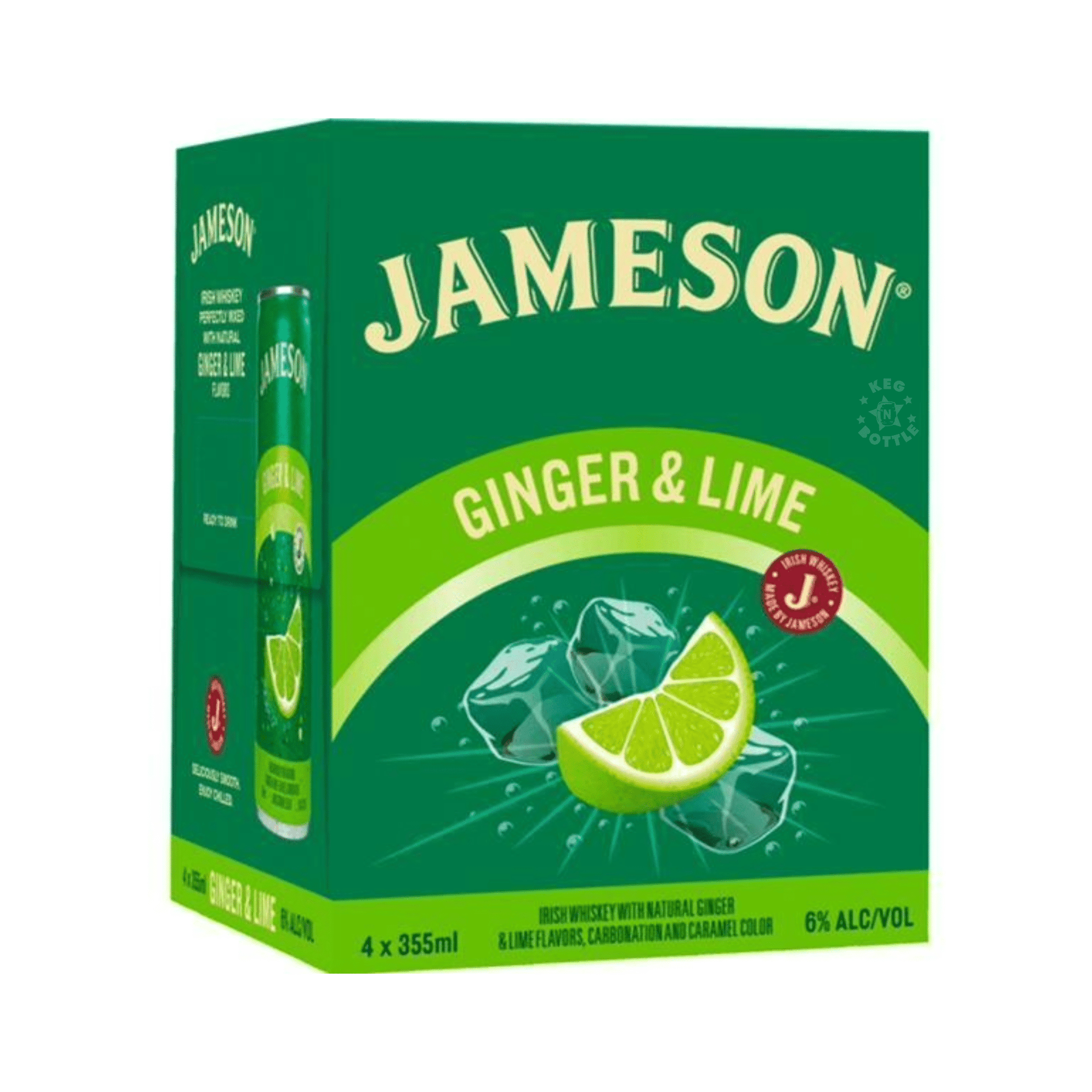 Jameson Ginger & Lime Cocktail (4 Pack) | Keg N Bottle