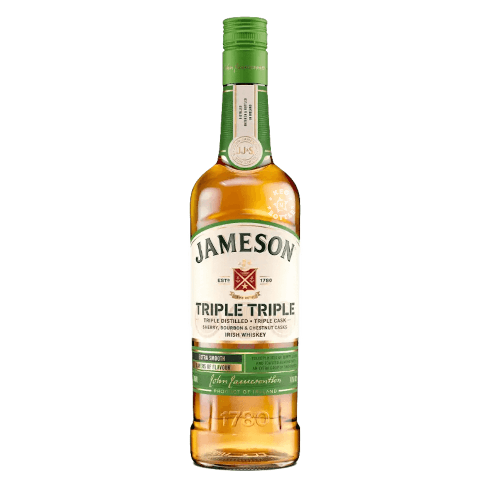Jameson Triple Triple Irish Whiskey (750 ml) - Keg N Bottle