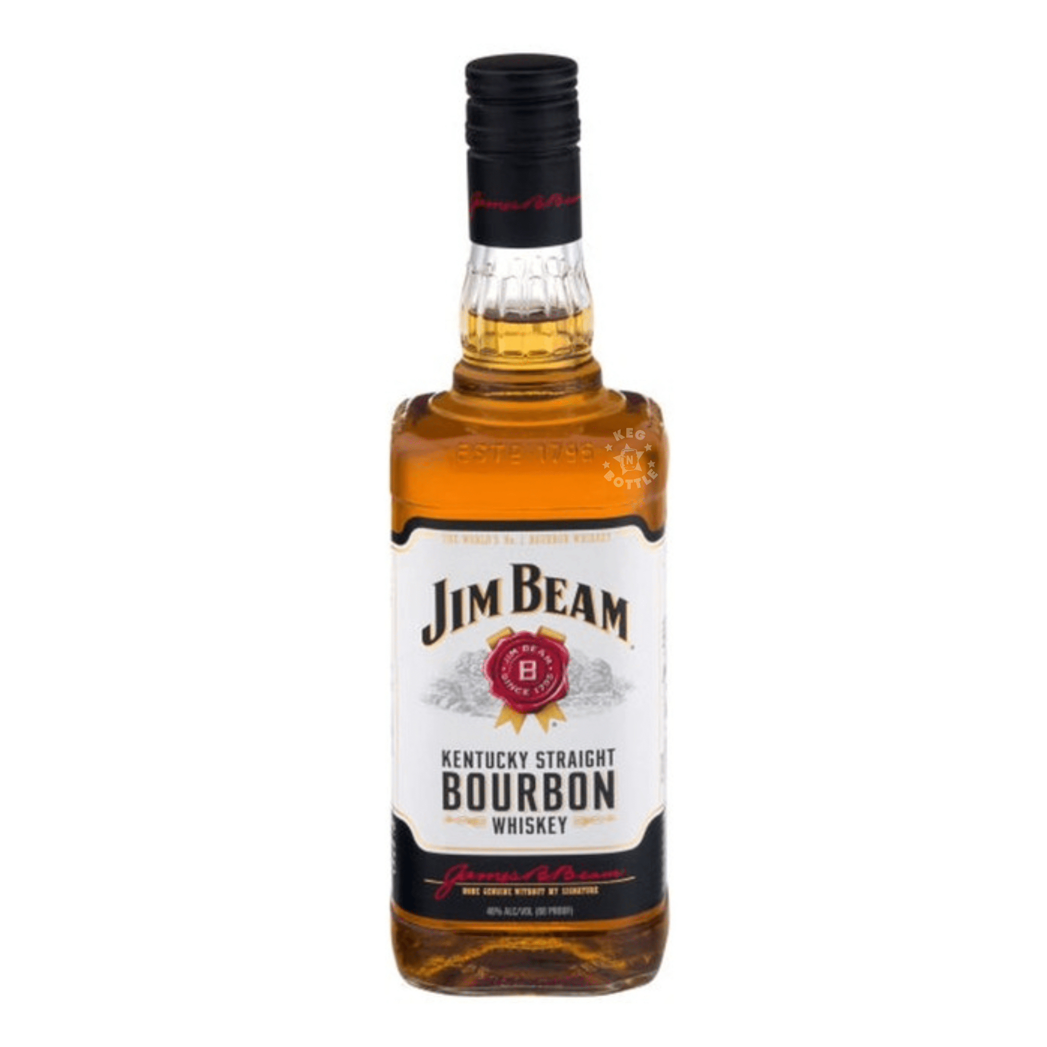 Jim Beam Straight Bourbon (750 ml) | Keg N Bottle