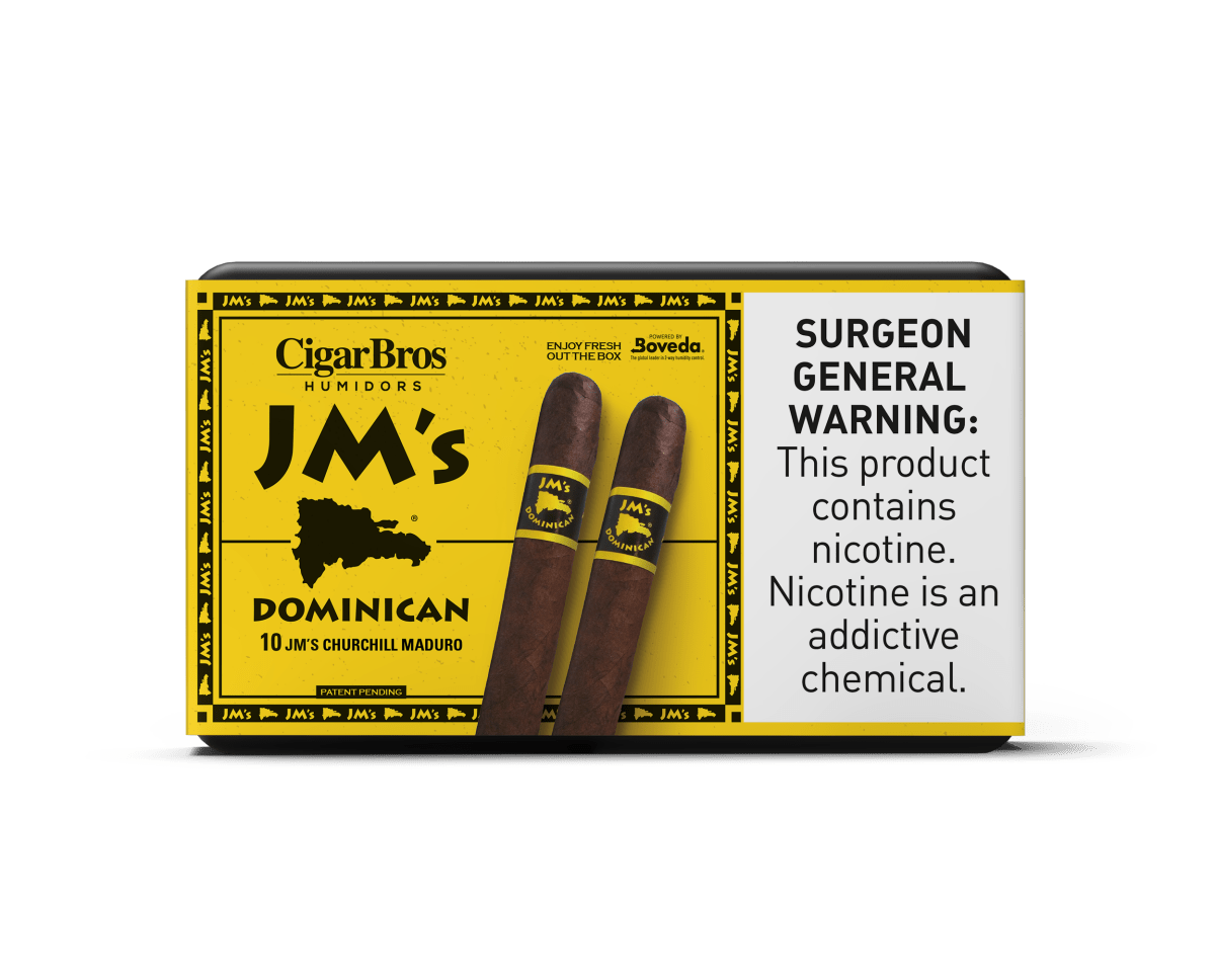JM's Premium Cigars Set + Personal Humidor by CigarBros | Keg N Bottle