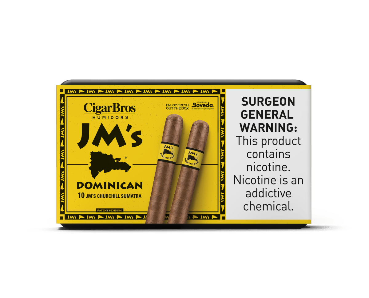 JM's Premium Cigars Set + Personal Humidor by CigarBros | Keg N Bottle