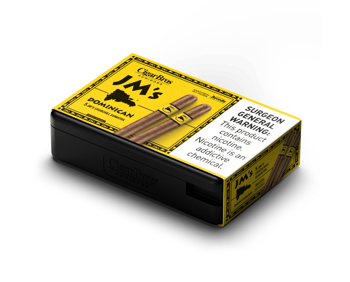 JM's Premium Cigars Set + Personal Humidor by CigarBros | Keg N Bottle