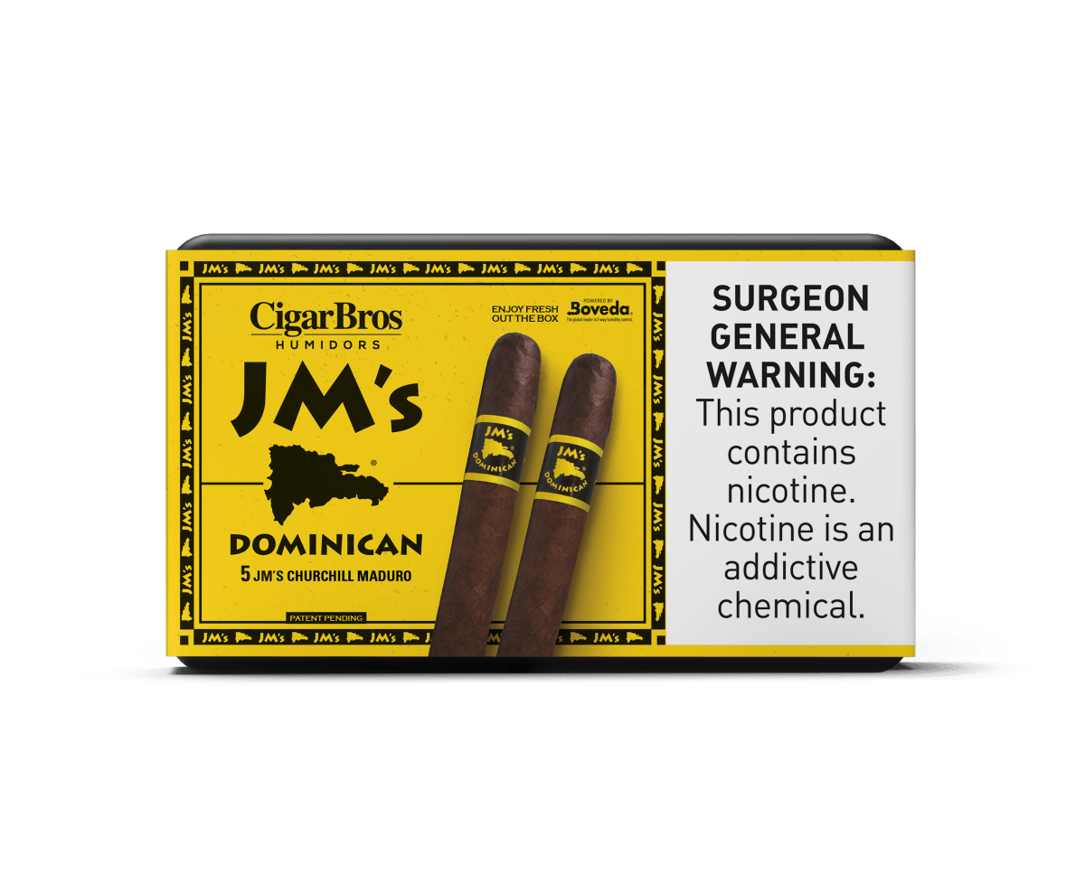 JM's Premium Cigars Set + Personal Humidor by CigarBros | Keg N Bottle